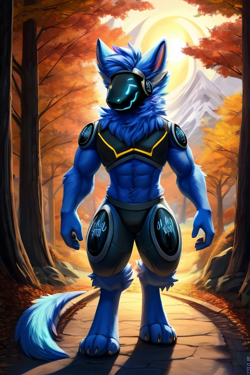 (((Light blue fur protogen))) , big chest, day, sexy, sensual, detailed, uploaded to e621, beautiful and detailed portrait of an anthropomorphic Light blue fur protogen, (((male ))) uploaded to e621, zaush, foxovh, movie lighting, , thicc, alone, ((submissive)) , close up view from above, muscular toned, muscles, muscular build, Japanese anime style, a path winding through a dense forest. The trees are ablaze with the colors of autumn – fiery reds, burnt oranges, and golden yellows. The leaves crunch underfoot, creating a soft carpet on the path. The air is crisp and cool, with the smell of damp earth and fallen leaves filling my senses. The sun is setting, casting long shadows through the trees and creating an ethereal glow in the dusky light.
And there you are! A magnificent, light blue protogen, standing strong on the path. Your muscular build suggests a life of adventure and strength. I can't see your face clearly, but I imagine your eyes reflect the vibrant colors of the forest around you. The scene is straight out of a classic anime, full of vibrant colors and a sense of quiet wonder. What are you looking at? Perhaps a distant mountain range, or the first twinkling stars emerging in the twilight sky?,((( light blue fur protogen))) 