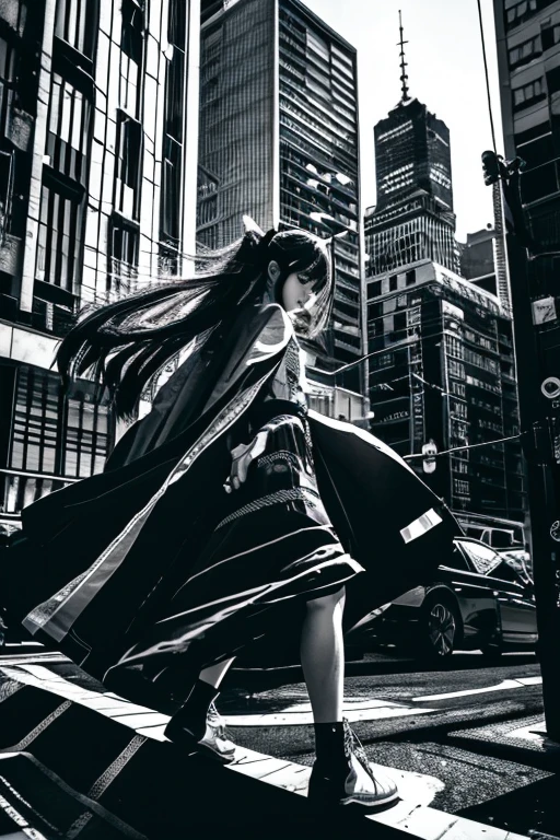 (best quality,4k,8k,highres,masterpiece:1.2),ultra-detailed,realistic:1.37,anime line art,line art,black and white,anime style,lineart,vivid colors,sharp focus,professional,sketchy style,expressive strokes,detailed shading,contrast:1.1,dark tones,emotional atmosphere,dramatic,high contrast lighting,intense shadows,stylized characters,catchy silhouettes,charismatic expressions,anime eyes,thin lines,flowing hair,long hairstyles,elaborate costumes,japanese culture,action scenes,dynamic poses,splashes of color,grayscale coloring,background-less characters,cityscape backgrounds,sci-fi elements,fantasy elements,magical effects,storytelling compositions,imagination,energy,passion,creativity