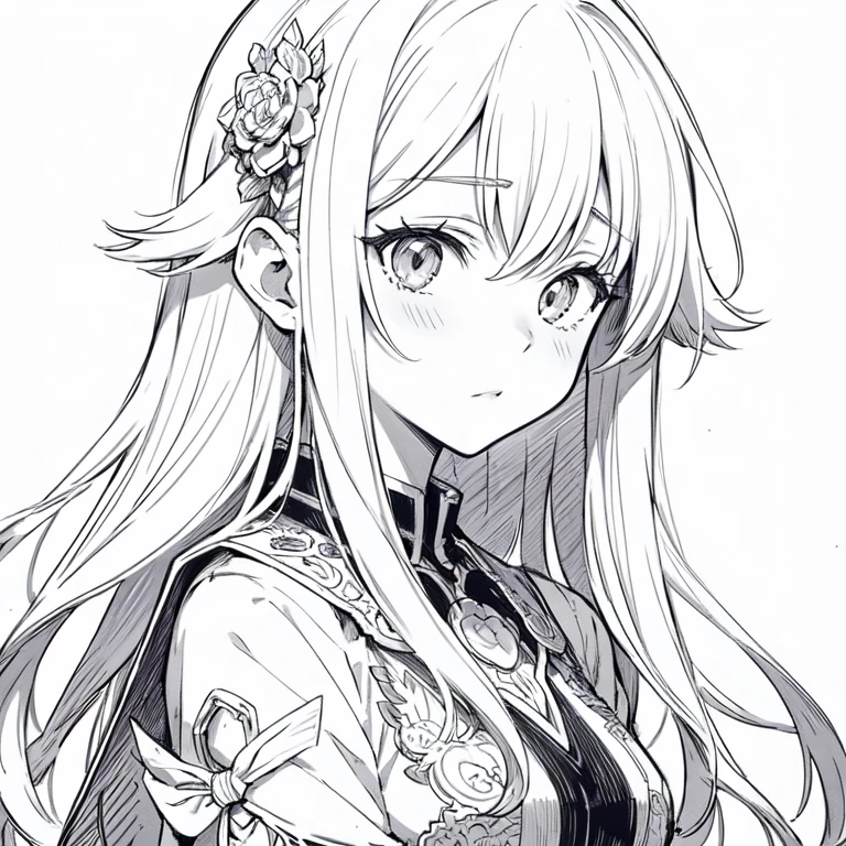 Anime line art, by Tsukasa Hojo, sketch, best quality, masterpiece, very aesthetic, perfect composition, intricate details, ultra-detailed