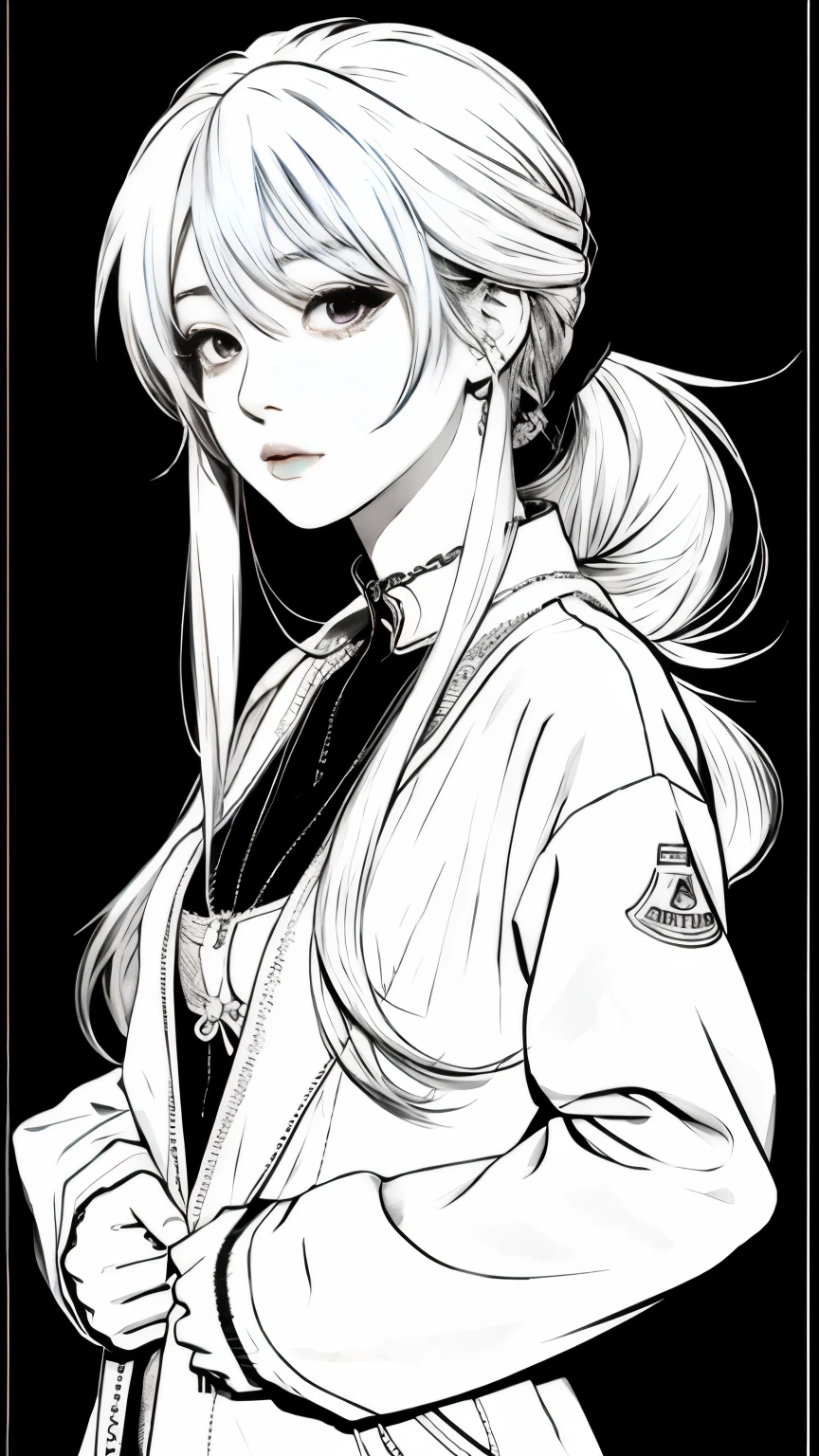 Anime line art