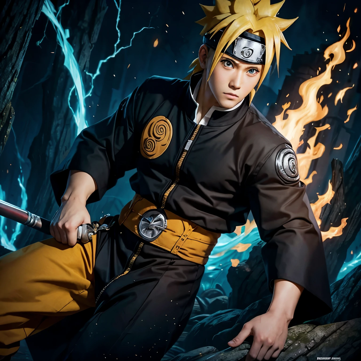 Naruto de terno