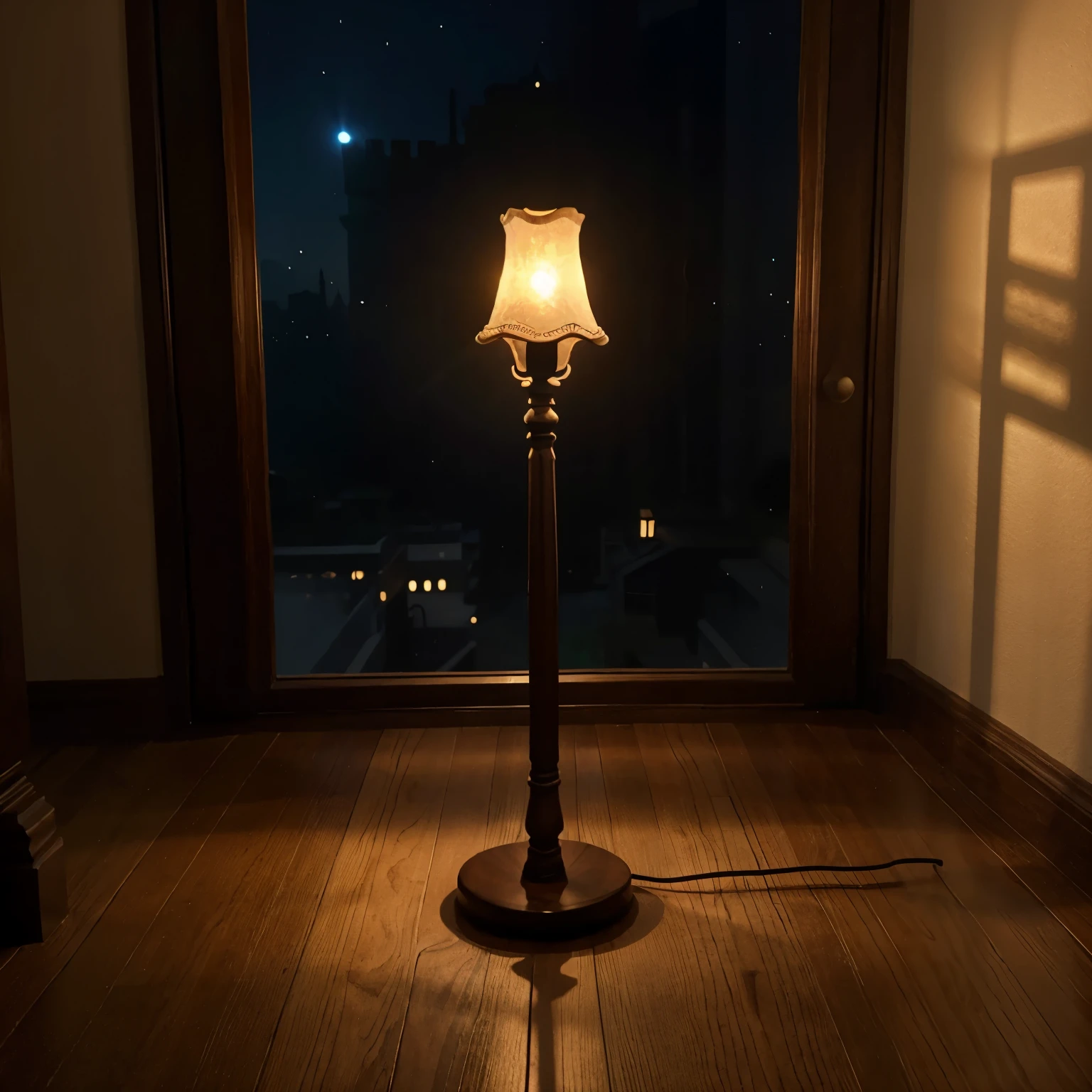 two-dimensional aladdin movie lamp