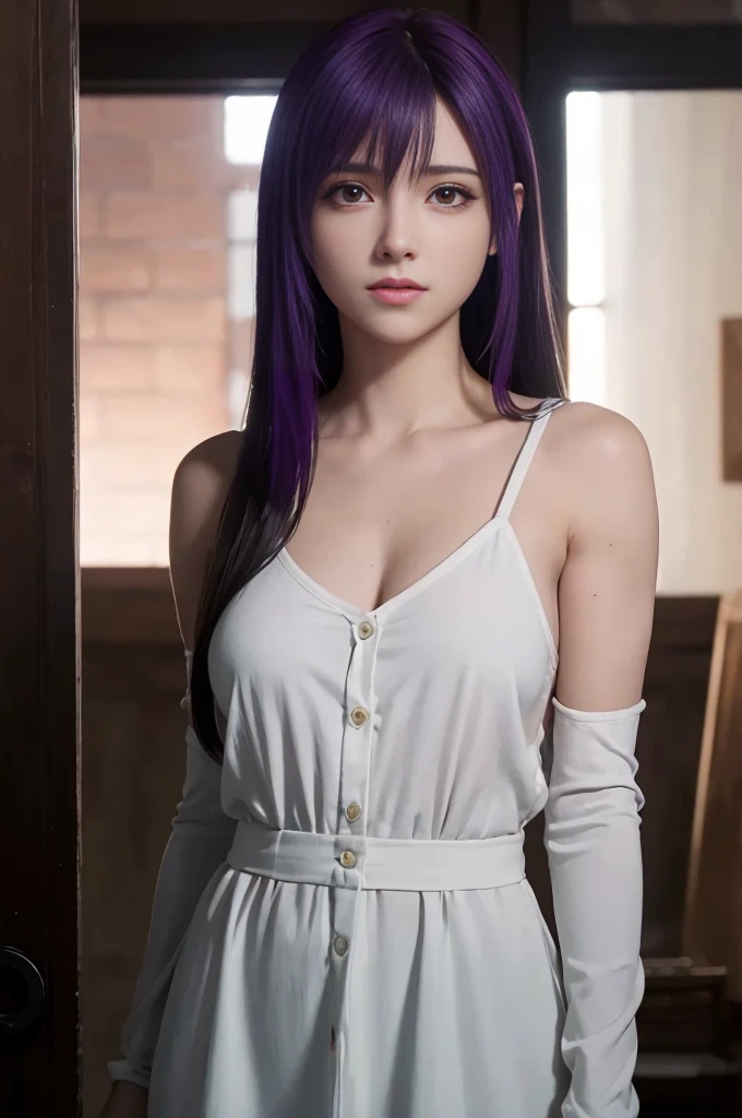 (melhor qualidade,ultra-detalhado),(Realista:1.37),tifa lockhart, Rosto bonito e detalhado, textura ultra realista, rosto delicado, corpo delicado, expression with sexy look, athletic body