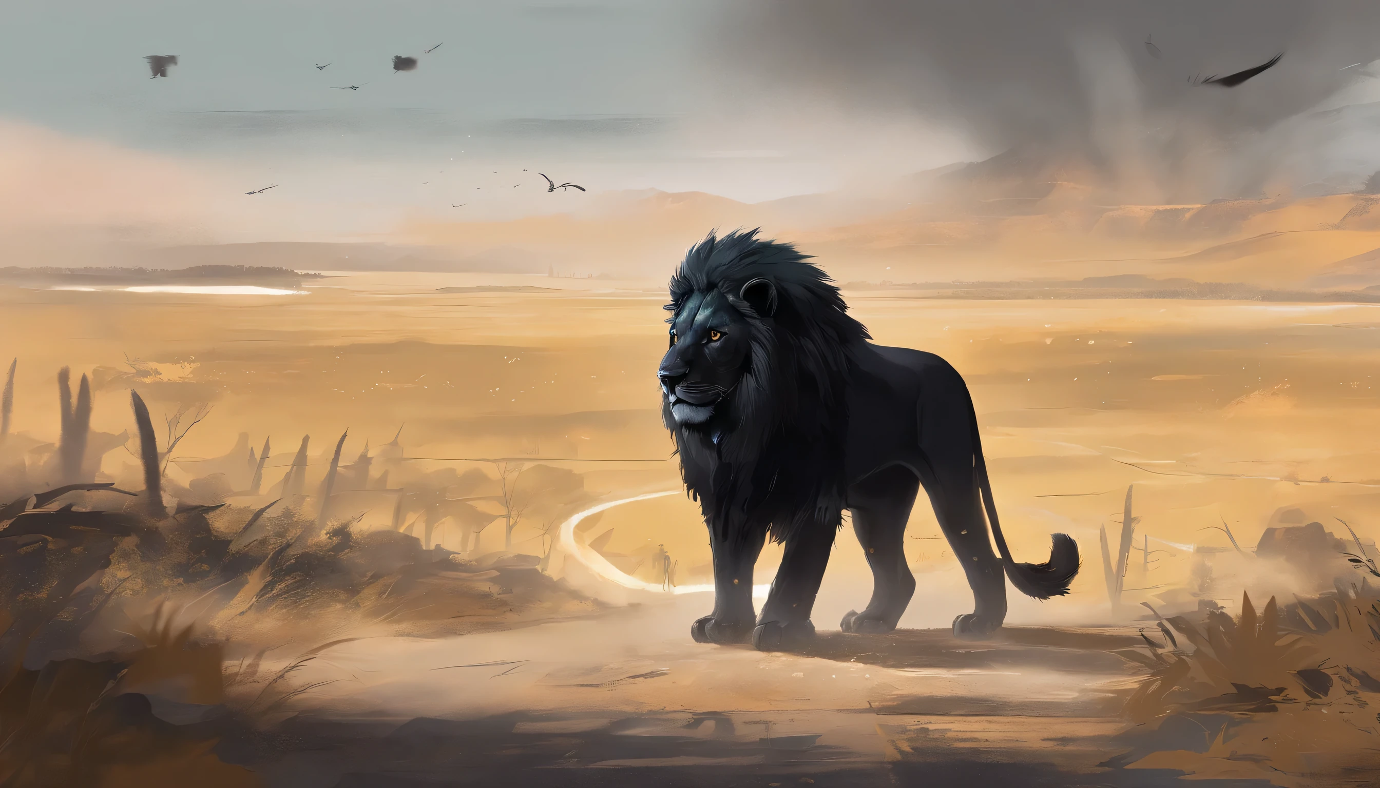 dia das bruxas、genial、There&#39;s a black lion on the road
