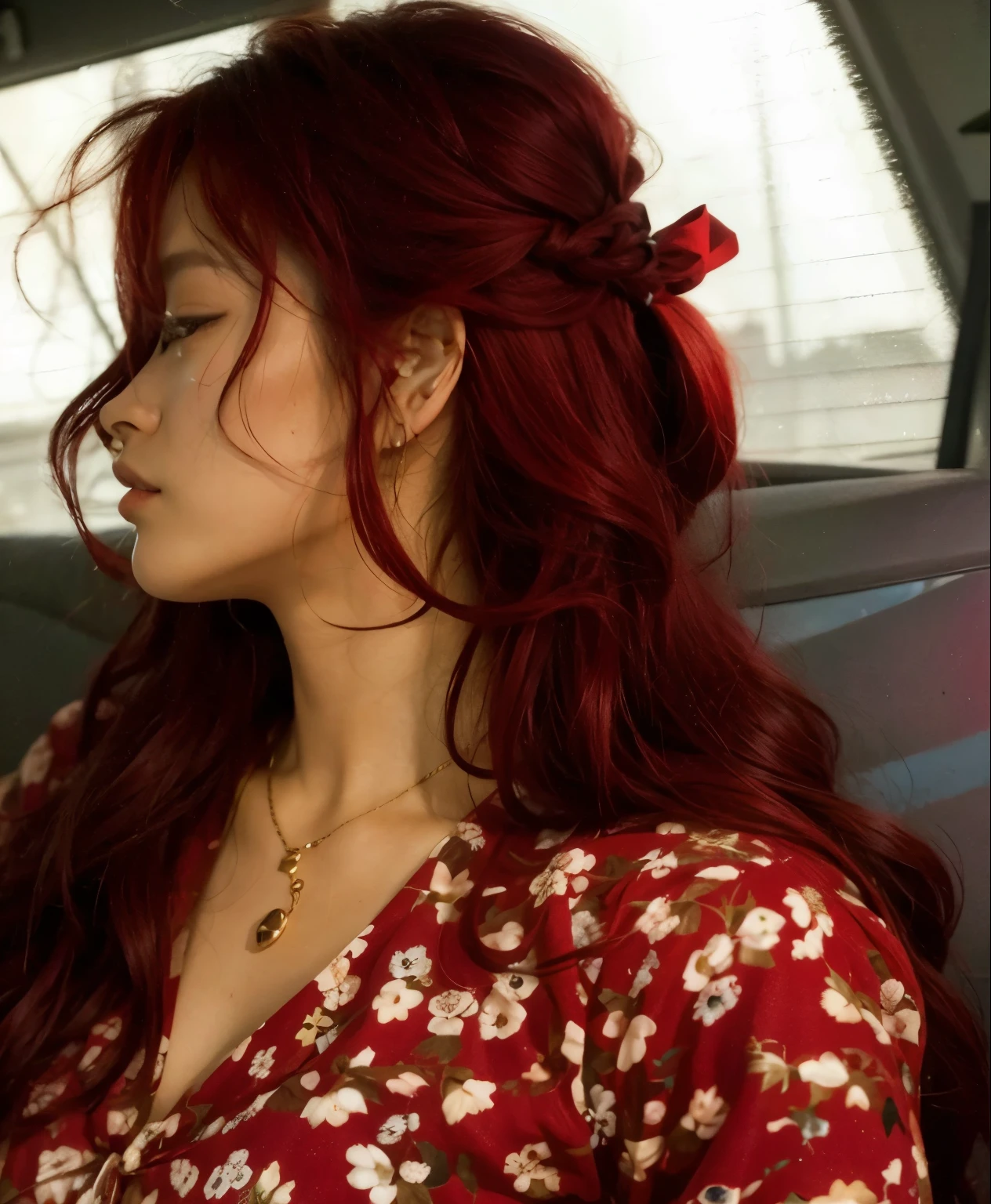 Jennie red hair