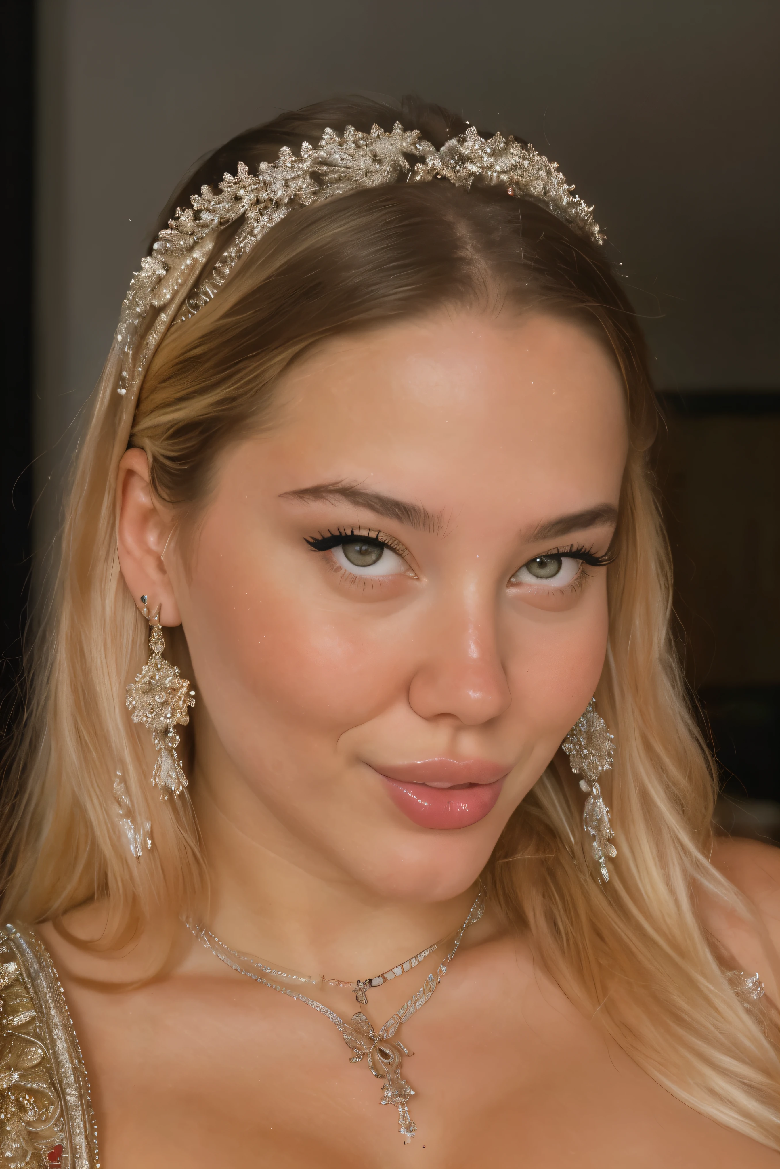 full body, beautiful girl in a golden bellydance costume, detailed eyes, hyper realistic eyes, perfect eyes, curvy belly, detailed belly, (detailed face), (art by Anna Dittmann), (art by Bastien Lecouffe Deharme), ahegao , ahg, rolling eyes, tongue, tongue out, 38g saggy breast, huge cleavage, ultra hd, 4k, high def, Photorealistic, Hyperrealistic, Hyper detailed, analog style, realistic, masterpiece, best quality, ultra realistic, 8k, Intricate, High Detail, film photography, soft lighting, light shadow,