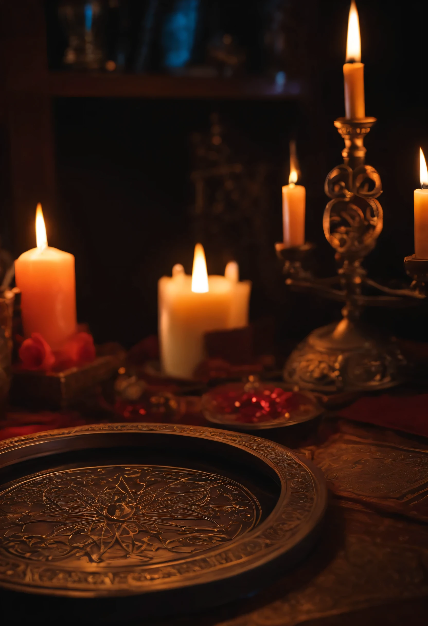 magical ritual, candles, incense burning, sigils, gromoir, spells, home office, grimoir, sigils