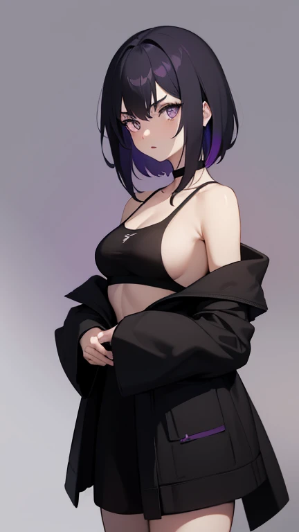 highest quality, High resolution,(Wearing a leopard print fur coat), colorful, (cyberpunk style), High contrast and highly detailed, Horror Concept Art, circus, crazy illustration, flat illustration、small eyes、small breasts, Mr.々colored hair, realistic, masterpiece, super detailed, 8K, epic realistic, beautiful