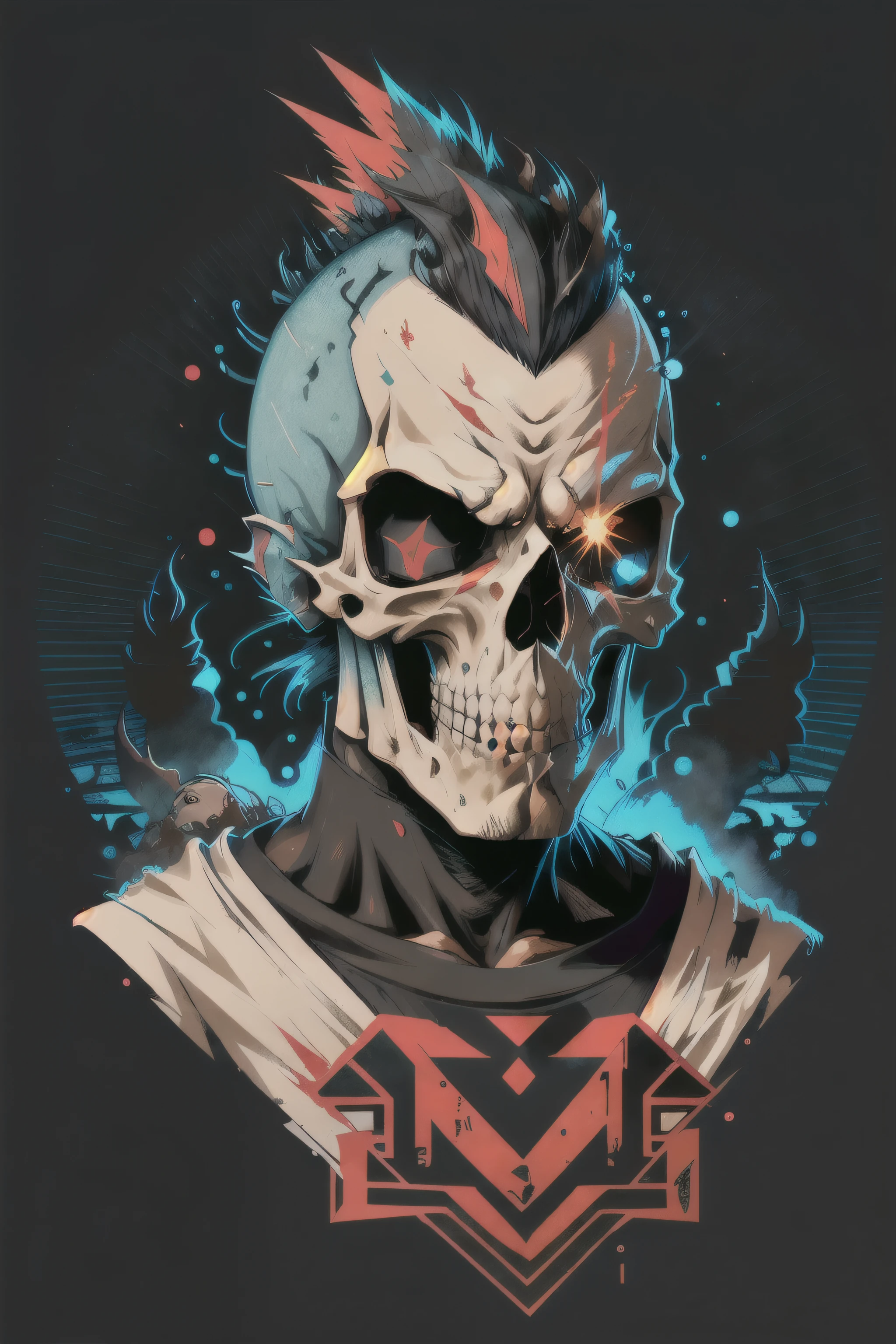 skull black beard --auto --s2