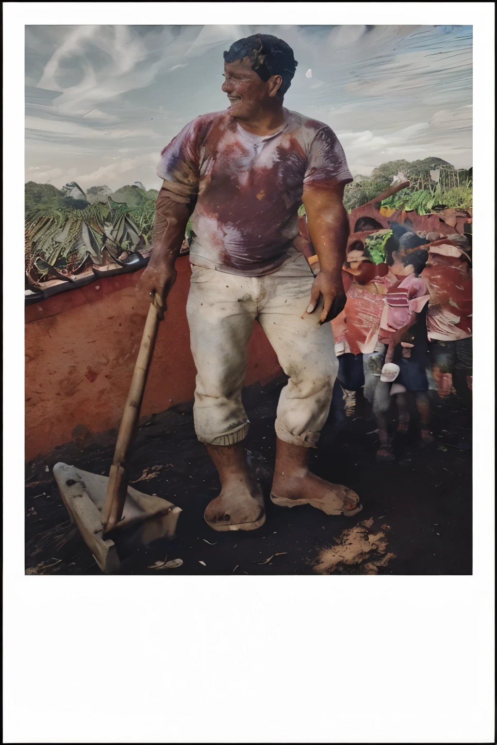 Na releitura de "The Coffee Farmer", the central figure of the rural worker is replaced by an Education educator , surrounded by preschool children. A paleta de cores original da obra, com tons terrosos e opacos, is replaced by vibrant and happy colors, that represent the joy and hope for the future provided by education.

Ao fundo da imagem, the coffee plantation is replaced by a playful and welcoming school environment, com brinquedos, books and teaching materials. No lugar do sol escaldante, surge um sol radiante, symbolizing the light of knowledge that illuminates children&#39;s lives.