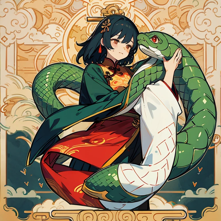 Myth Chinese women human snake