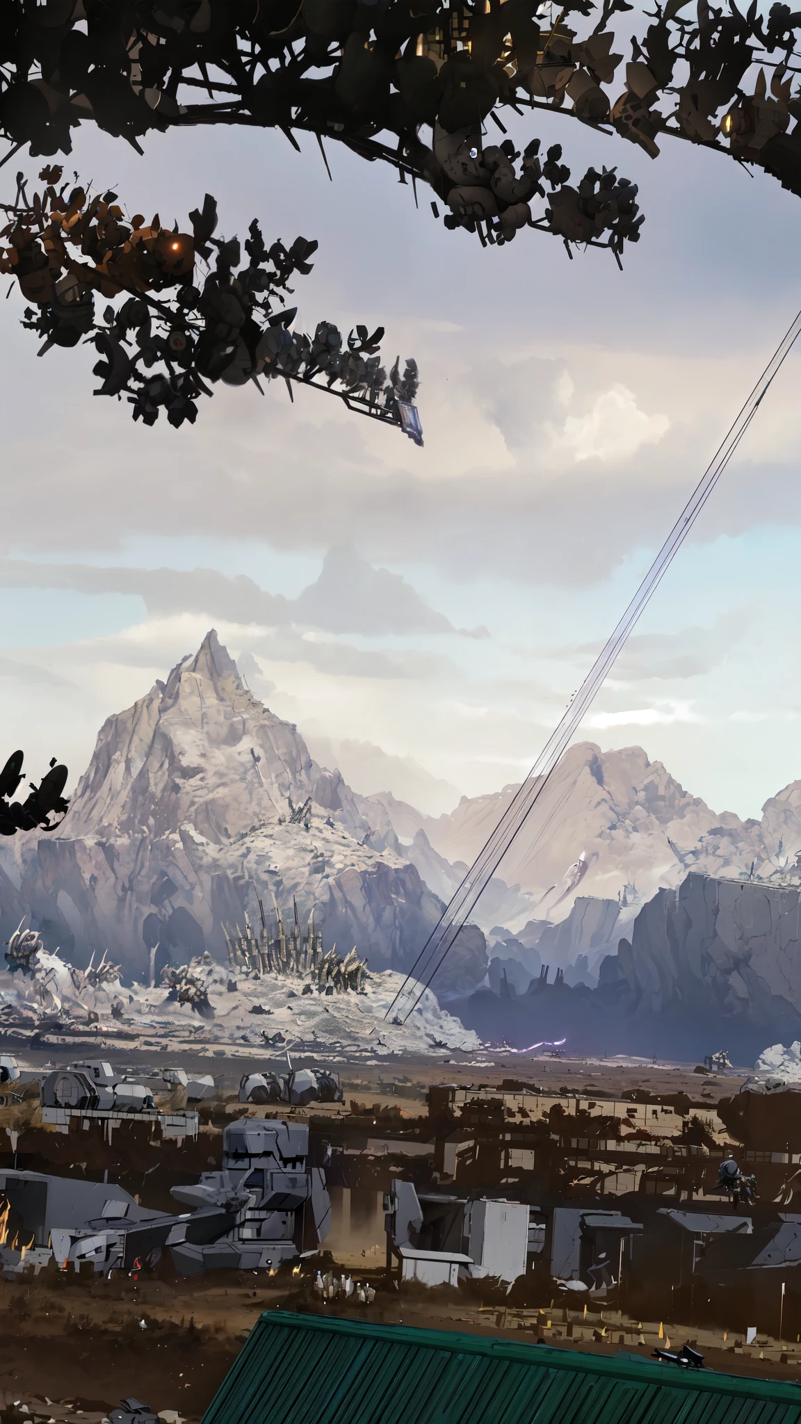 Astonishing panorama of end times. Enemy sattellites approach for invasion 