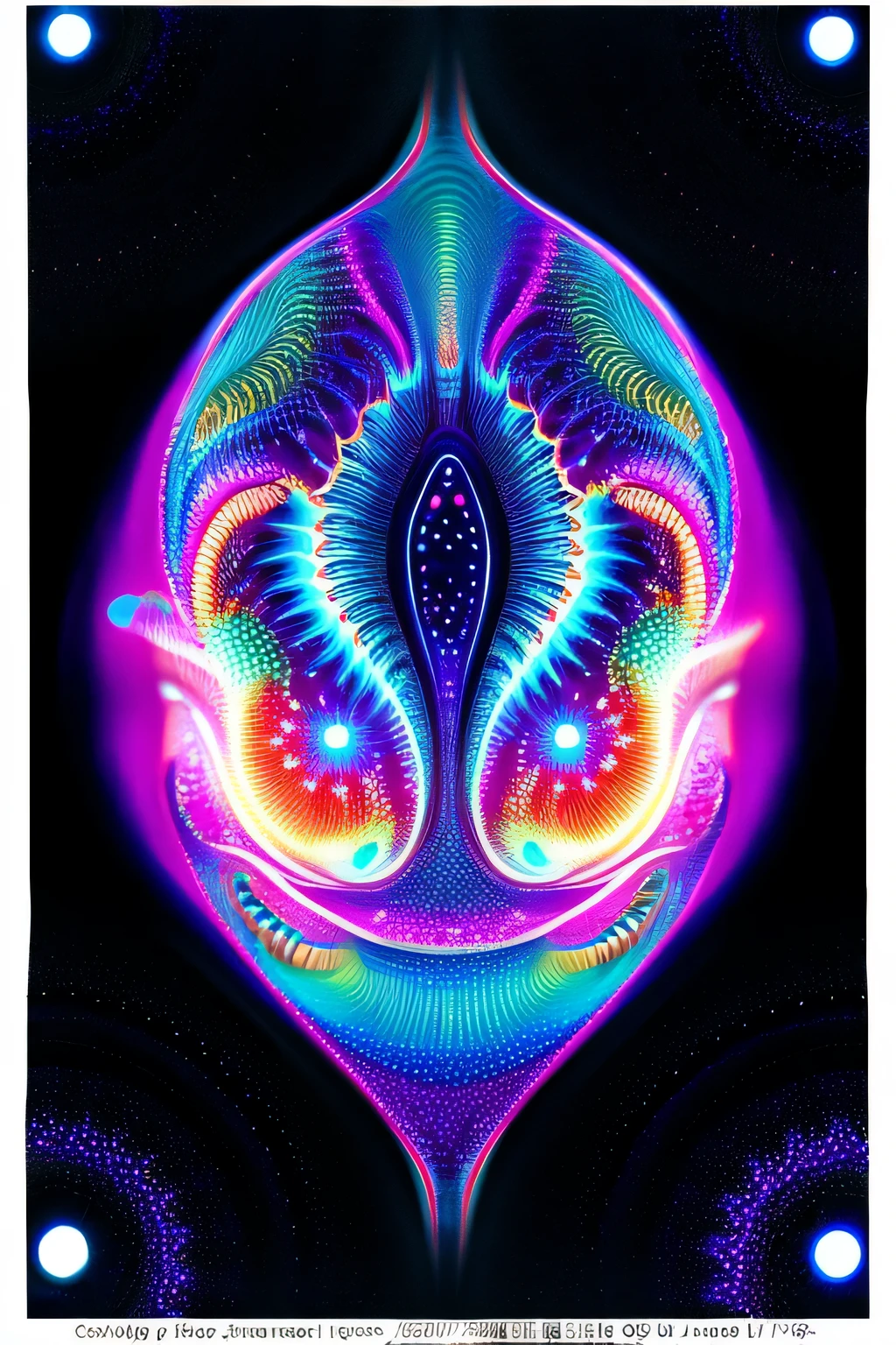 cosmic alien fractal acid god
