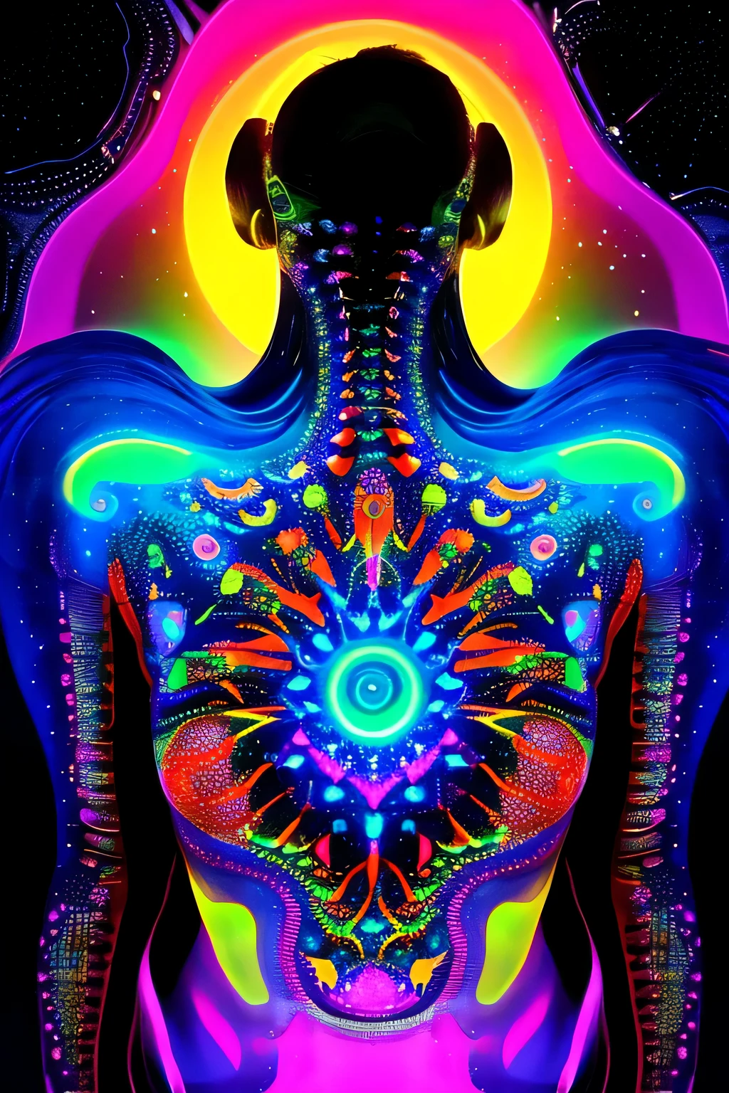 cosmic alien fractal acid rave