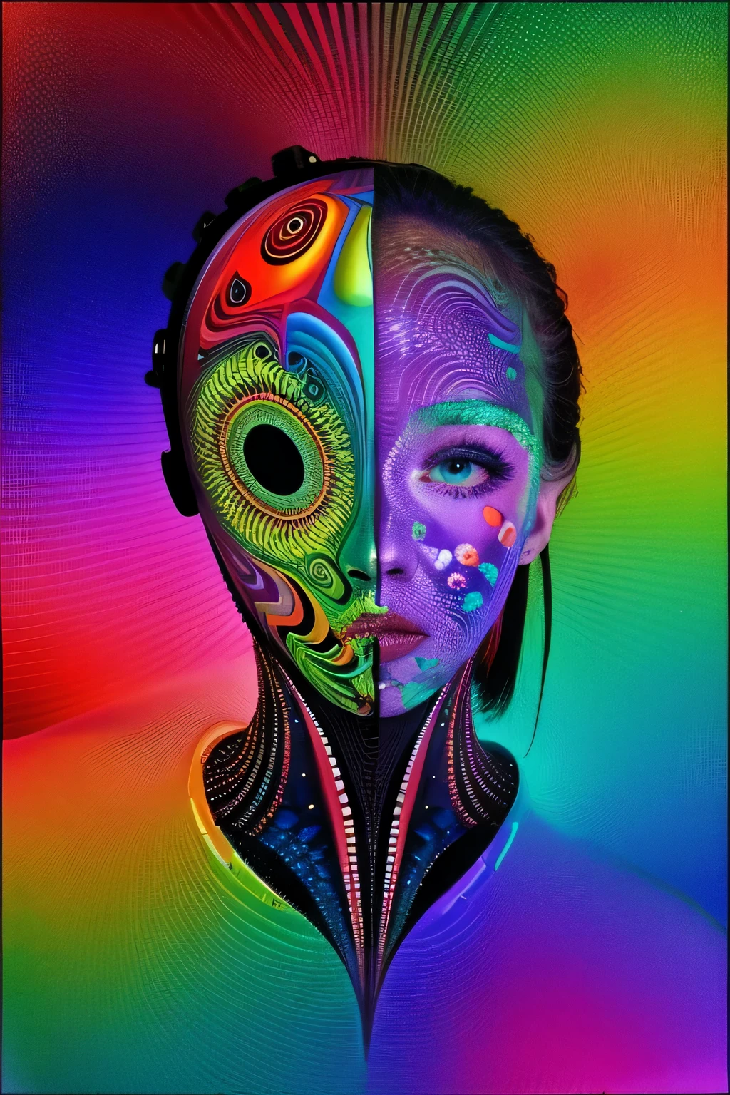 alien, fractal, tribal, psychedelic
