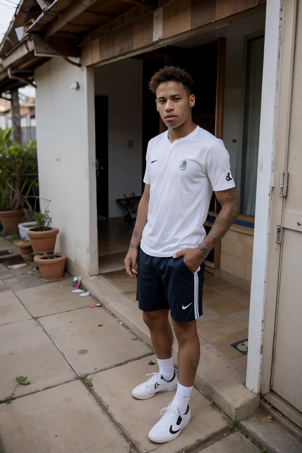 Neymar roubando uma casa na favela