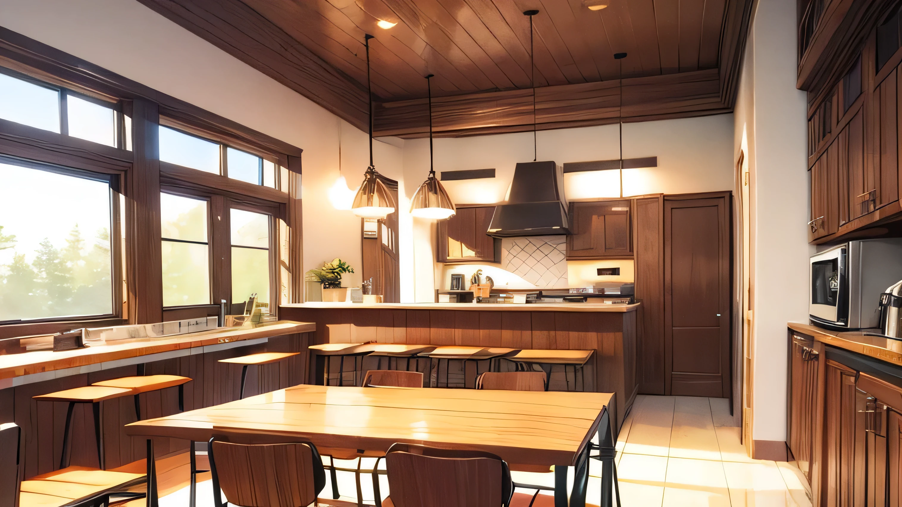 Cafe counter modern