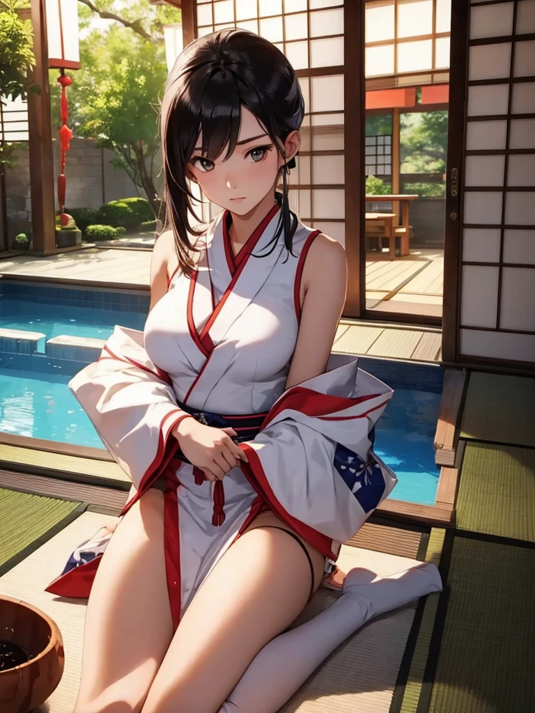 a female,20 years old,pretty,sexy,summer,Japanese burning,Ice,
