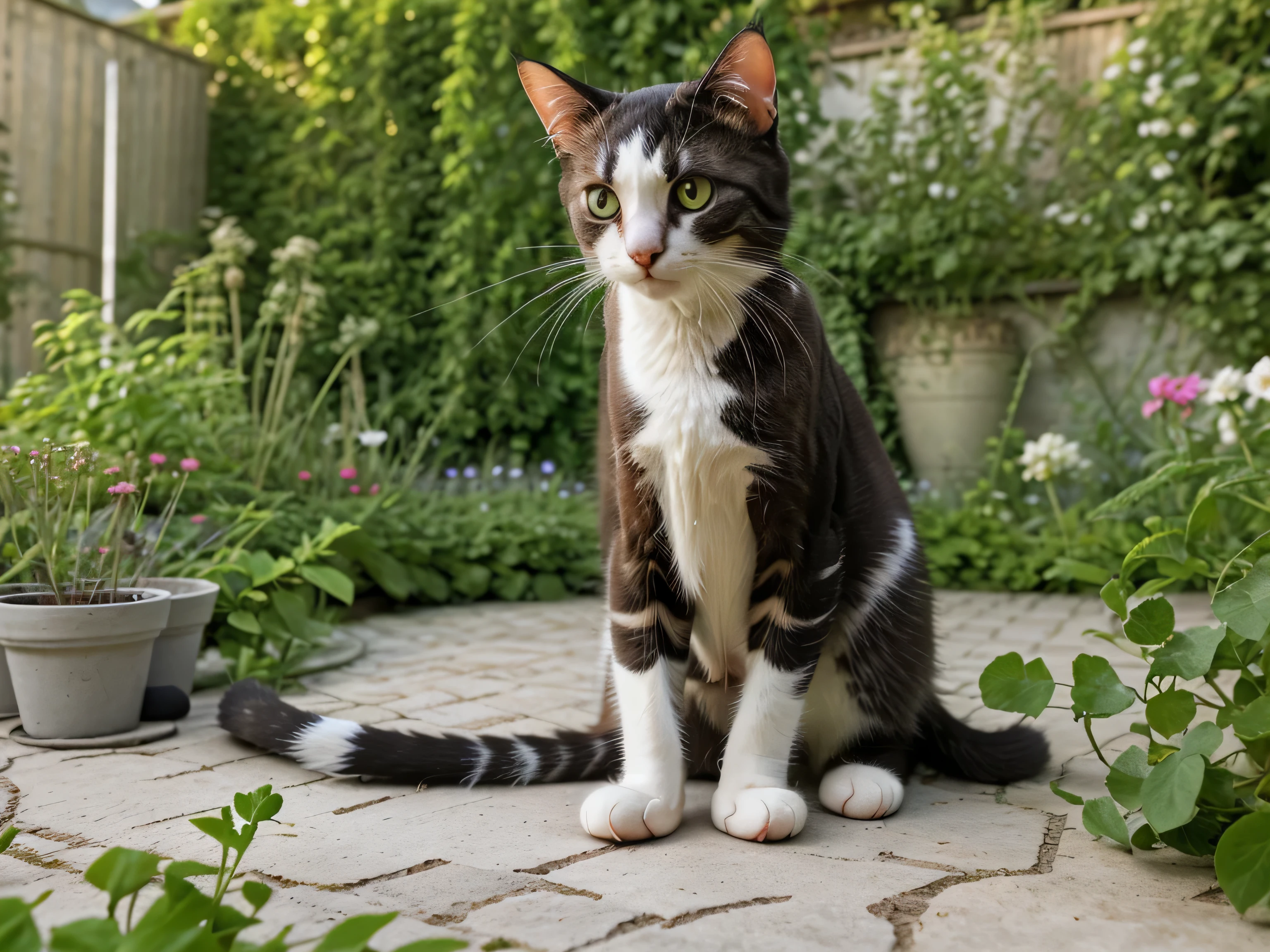 katze im garten