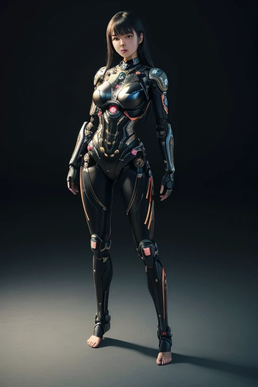 美しいセラミックのシルエットの非常に詳細なwomanロボットの顔の複雑な 3 d レンダリング, 多数のwomanロボット, All cyborgs in their s and twenties, All cute and beautiful human faces, All of them have beautiful ceramic bodies except for their faces., All different body colours, robot parts, Height Height is different, Everyone is beautiful in the soft light of the studio, rim light, vivid details, Extravagant Cyberpunk, income, surreal, Anatomy Science, facial muscles, cable wire, microchip, elegant, beautiful background, octane rendering, HR giger style, 8K, better quality, works of art, figure, very delicate and beautiful, very detailed, cg, uniform, wallpaper, (Loyalty, Loyalty: 1.37), can&#39;t believe it, small details, works of art, better quality, official art, Papel de parede cg Unity 8K very detailed, barefoot, barefoot, can&#39;t believe itほどばかばかしい, woman , Anthropomorphic, full body portrait, Are standing