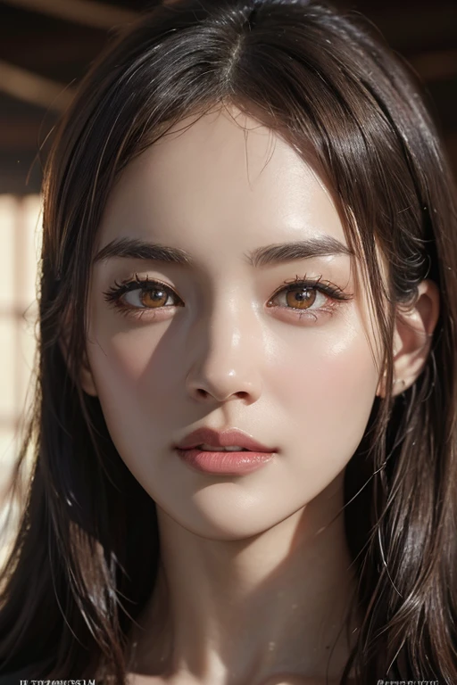 Roughcraft's Worldから来た女性のエイリアン, Super detailed artistic photography, midnight aura, night sky, detailed gorgeous face, dream-like, shine, with backlight, Glamour, sparkling, (very detailed face and eyes:1.2), (High resolutionの光る赤い目:1.4), perfect ???????, (Beautiful toned body:1.5), (moist skin:1.2), no makeup, (Bear:1.1),(thick eyebrows:1.2), long canines. Smooth, extRa High resolution, 8K, unreal engine 5, super sharp focus, Art by Alberto Seveso, art germ, Barbaric, SF, Complex芸術作品の傑作, evil, Matte Movie Poster with Image, golden ratio, Trending on CGsociety, Complex, wonderful, Trending with ArtStation, author: art germ, H. R. Giger and Beksinski, very detailed, Roughcraft's World, cthulhu, vibration, drawing cinematic characters, Super high quality model, cinematic quality, Detail up, (Complex details:1.2), High resolution, High resolution, draw faithfully, (thick eyebrows:1.2), (big scarlet eyes:1.3)