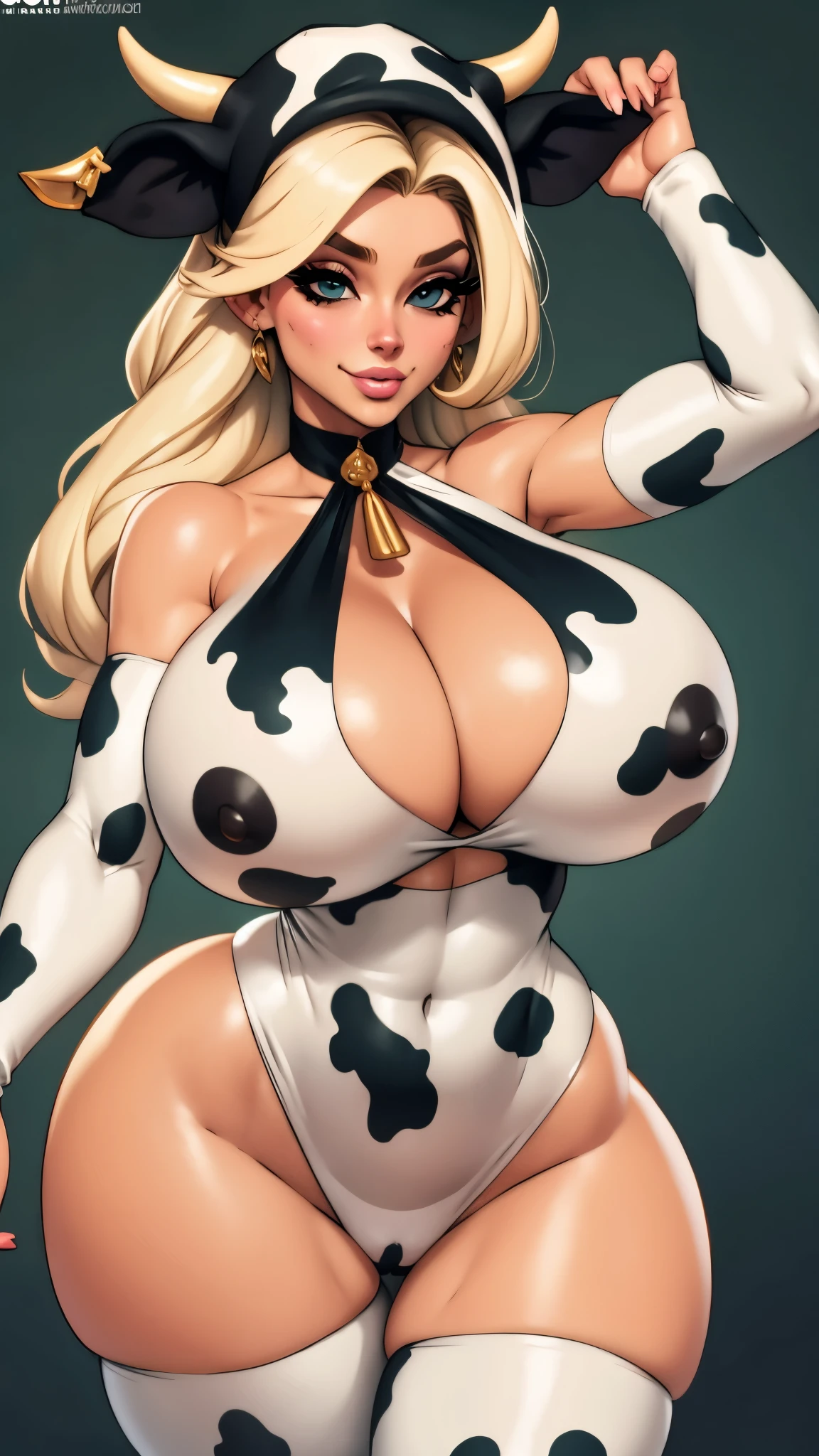 Milf, cow costume