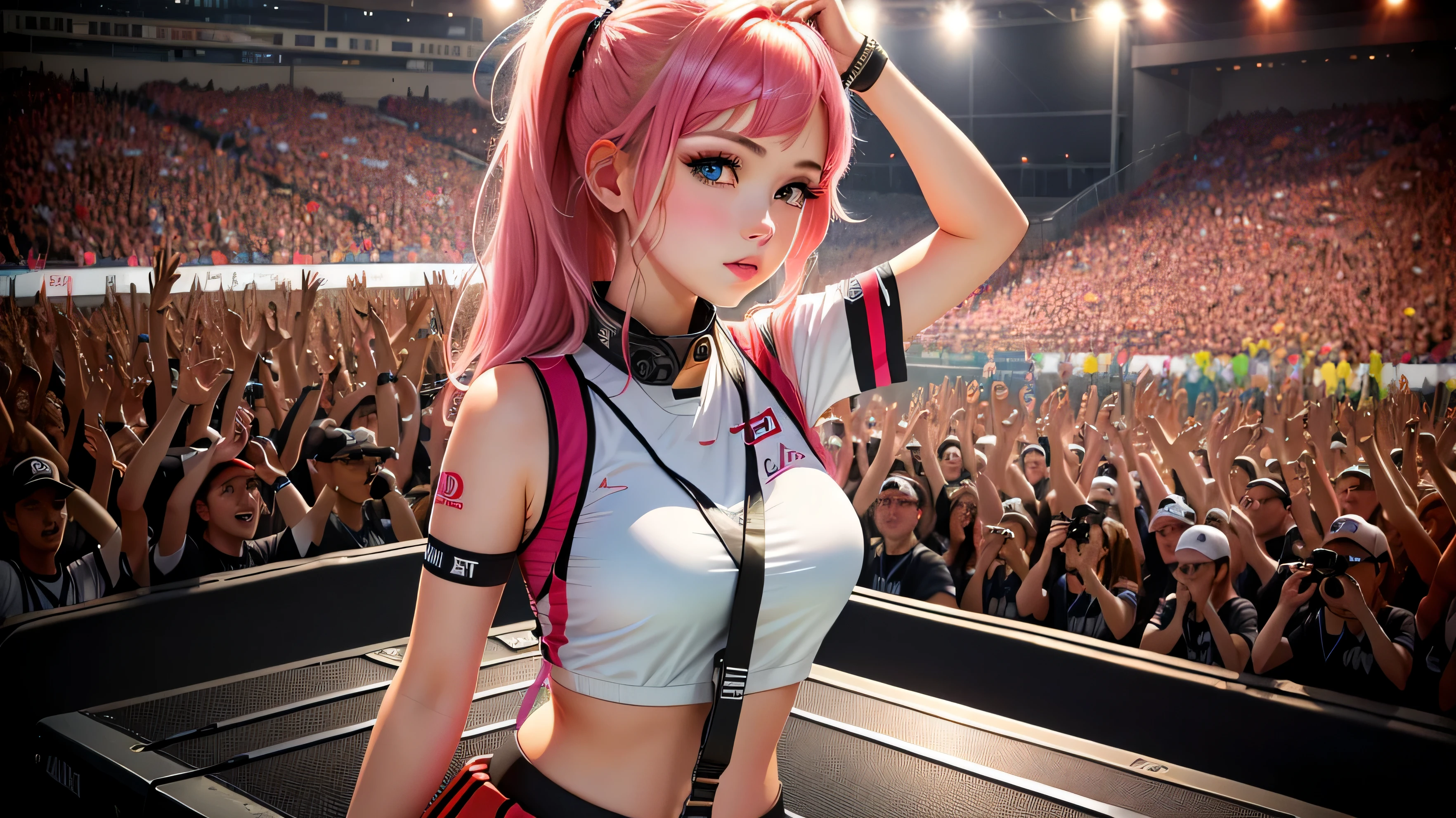 fest rave beautiful girl