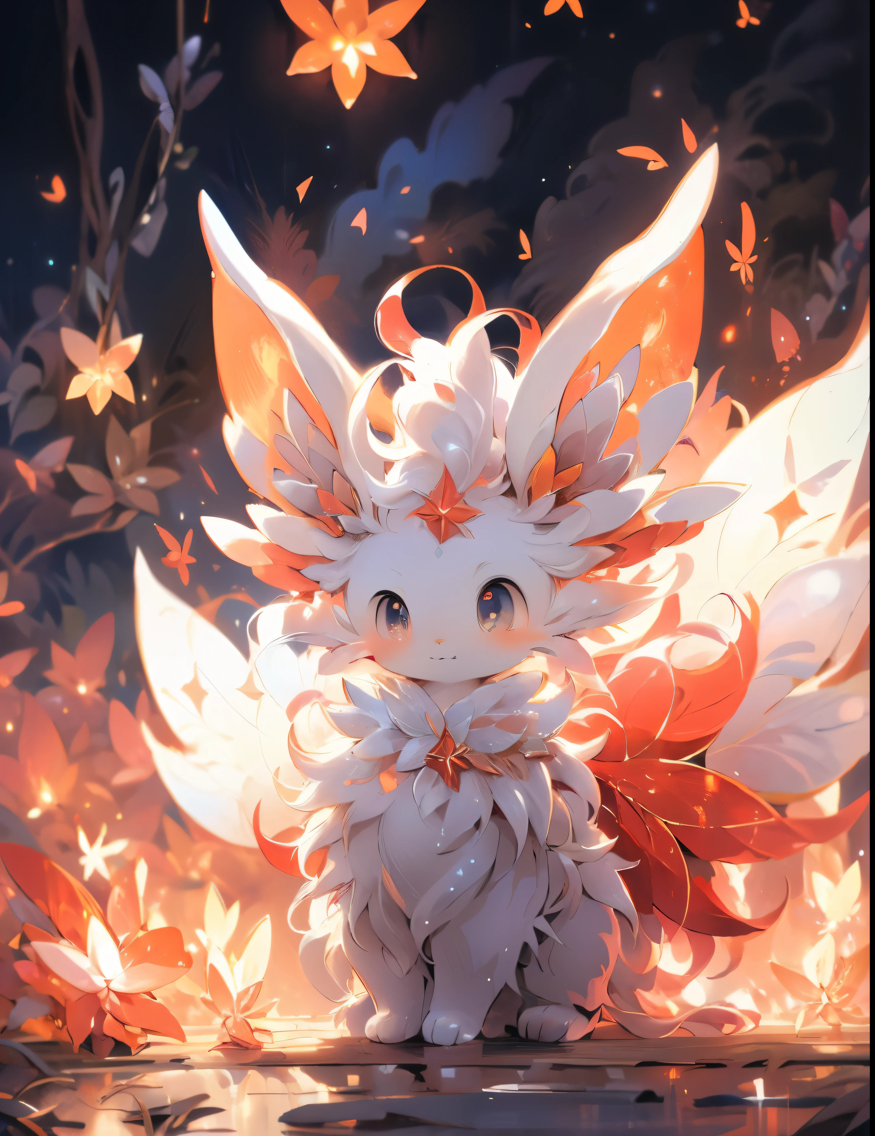 Fire Fairy,Simple background,White background