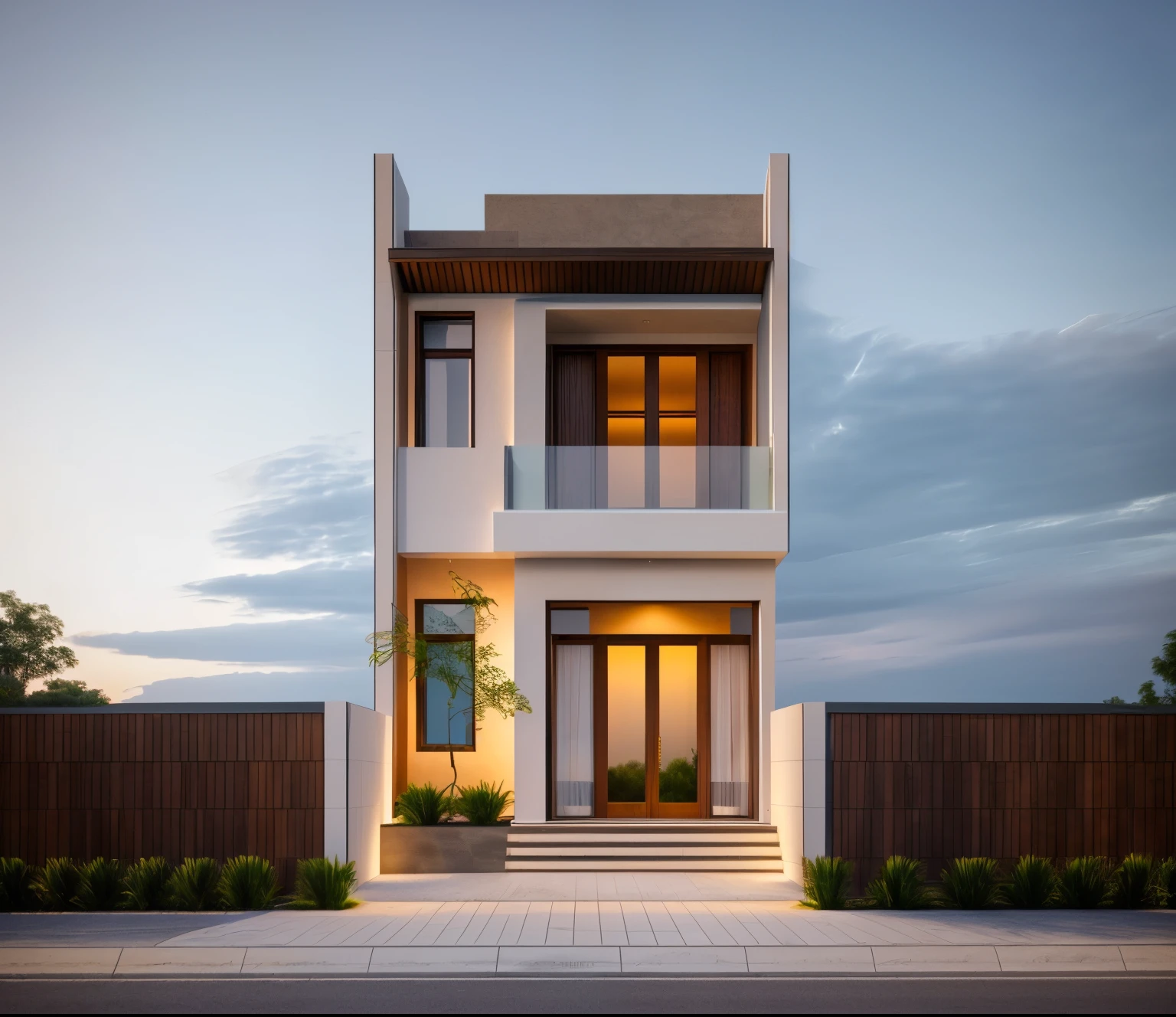 villa modern,ht, Realistic, exterior, sunlight, house, RAW photo, 8k uhd, dslr,  (high detailed skin:1.3), soft lighting, ultra quality, film grain, Fujifilm XT3, sharp image, best quality, authentic, hight quality,