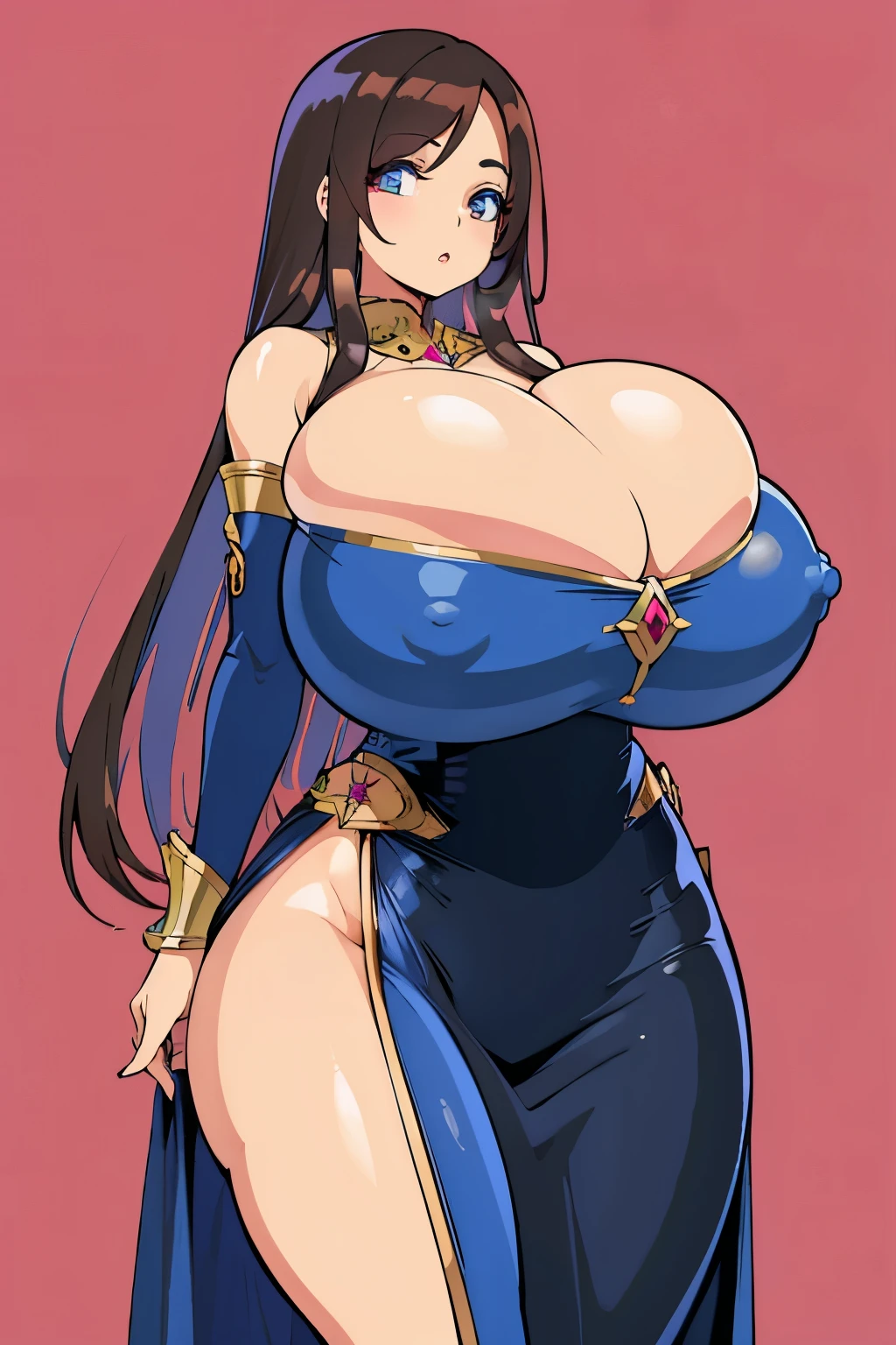 Shuz,1girl,solo,(hourglass body:1.3), (thin waist:1.3),(????????????:1.8),wide ????, (cleavage:1.3), ????, detailed dress, detailed background, beautifully detailed jewelry, covered ???????, pencil dress, milf, mommy