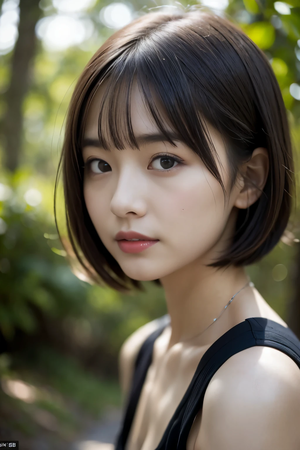 (((Nature:1.3, Photographed from the front))), ((medium bob:1.3, great style:1.2, hiking:1.2, hikingをする日本人女性, cute)), (clean, natural makeup), (highest quality, masterpiece:1.3, 超High resolution), (Super detailed, caustics), (realistic:1.4, RAW shooting), very detailed, High resolution, 16K resolution