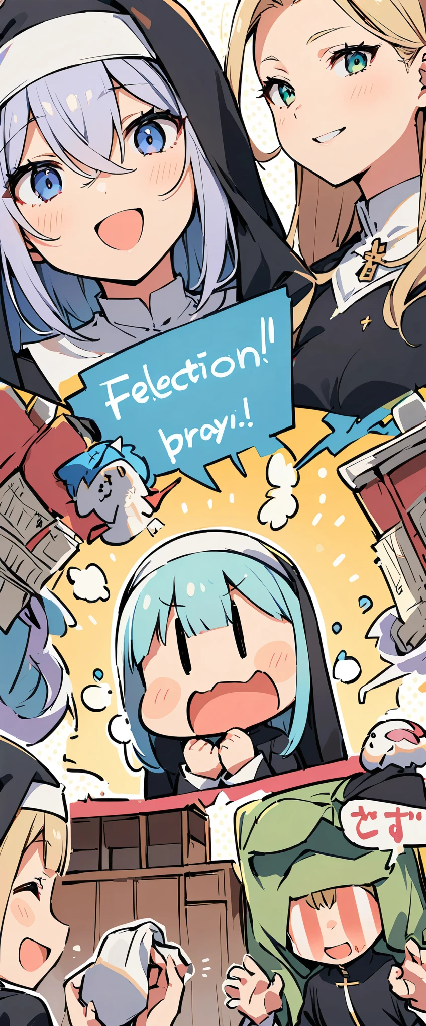 Kant Temple, nun, MURMUR, CHANT, PRAY, INVOKE, Whisper, Election, Inori, Nenjiro!
