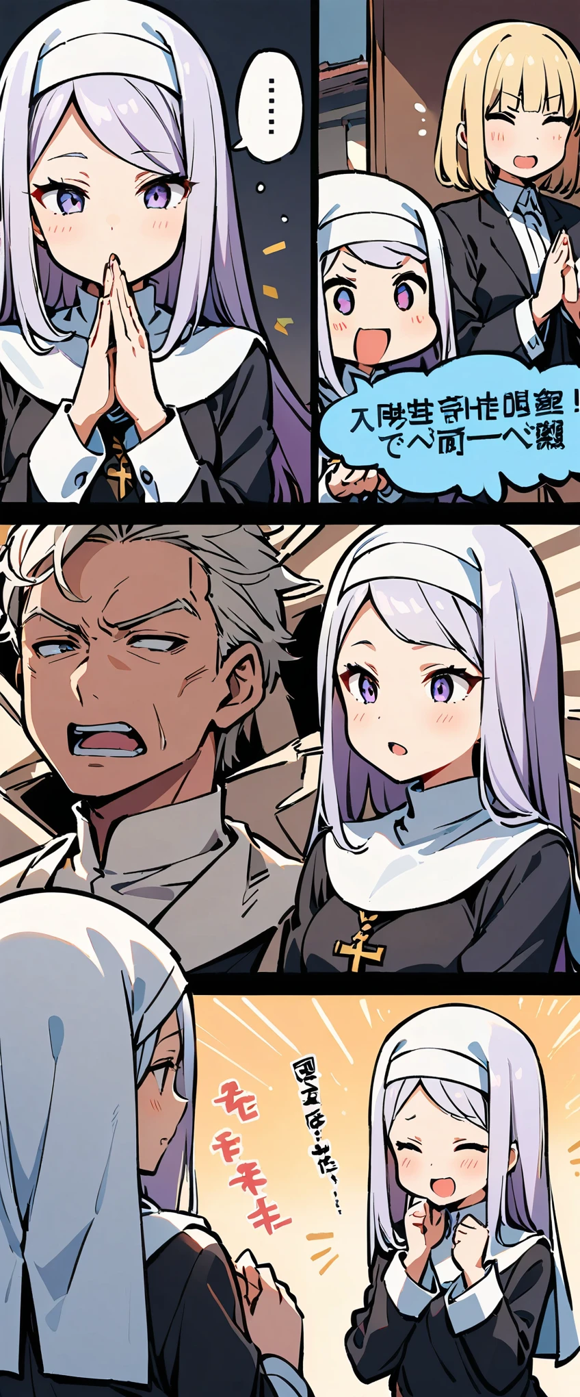Medieval city squares、、Chained、Beautiful naked nun on a cross、Raped by priests and kings、The woman is exposing her crotch、Assaulted woman screams in pain.、A woman having sex with multiple kings、Women forced into sexual slavery、Nun surrounded by men、Comics