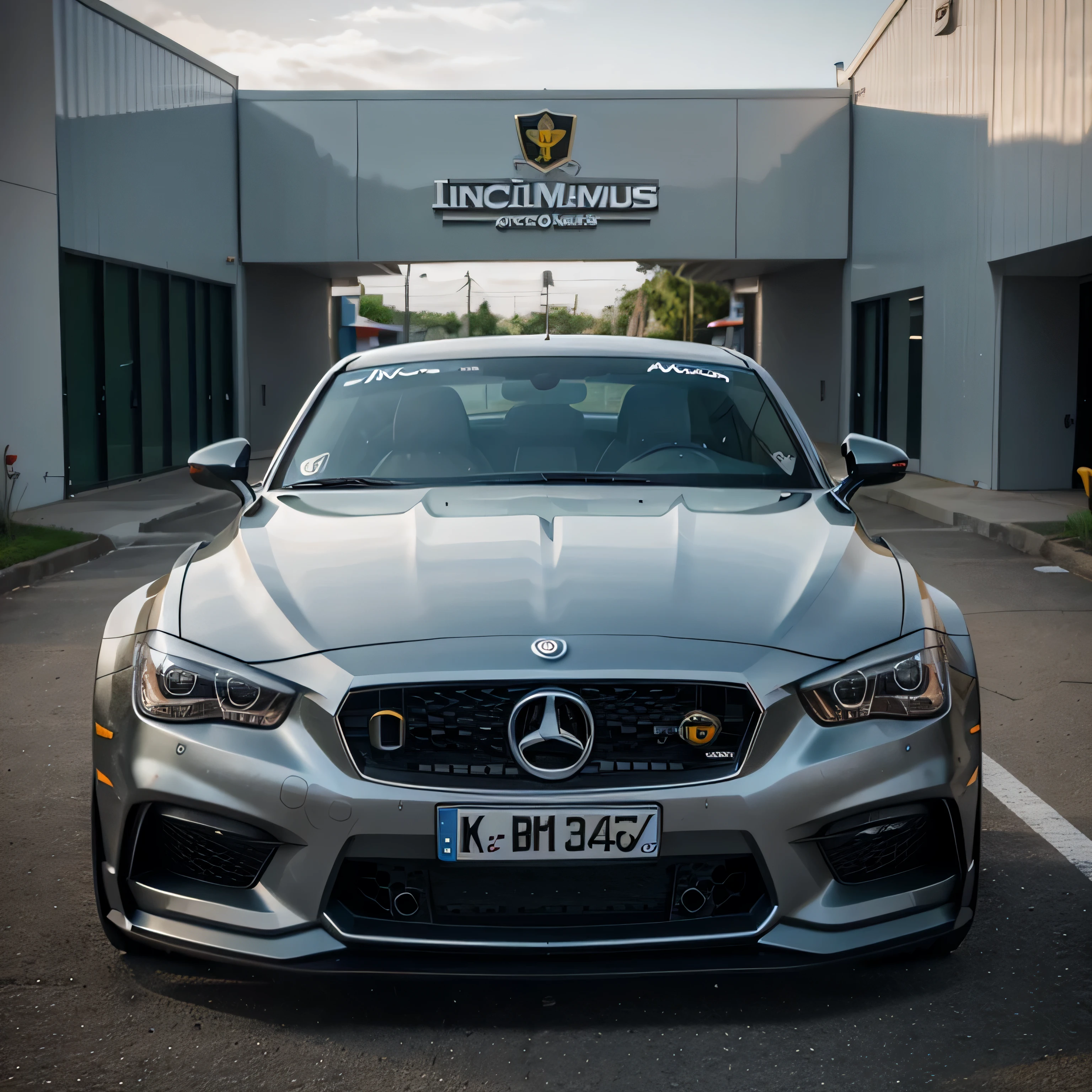 Logo do nome invictus cars