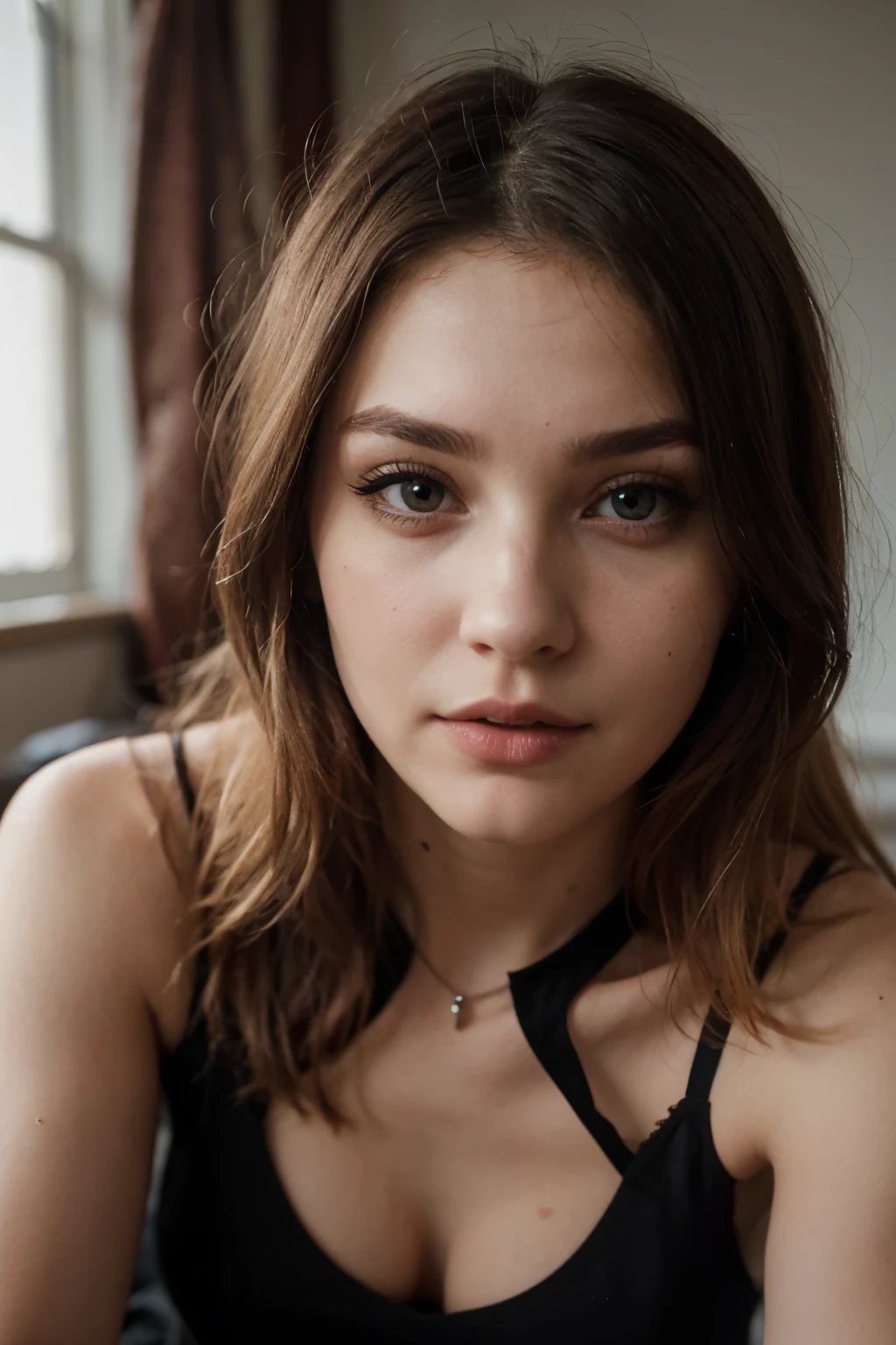 I
Woman in black top and black pants, cruel gothic girl, , beautiful young woman, beautiful woman l, beautiful , beautiful young woman, 24 years old, , lovely face young beautiful pale face, sexy face with full makeup, look sexy for the camera , makeup , blonde hair, a close-up her