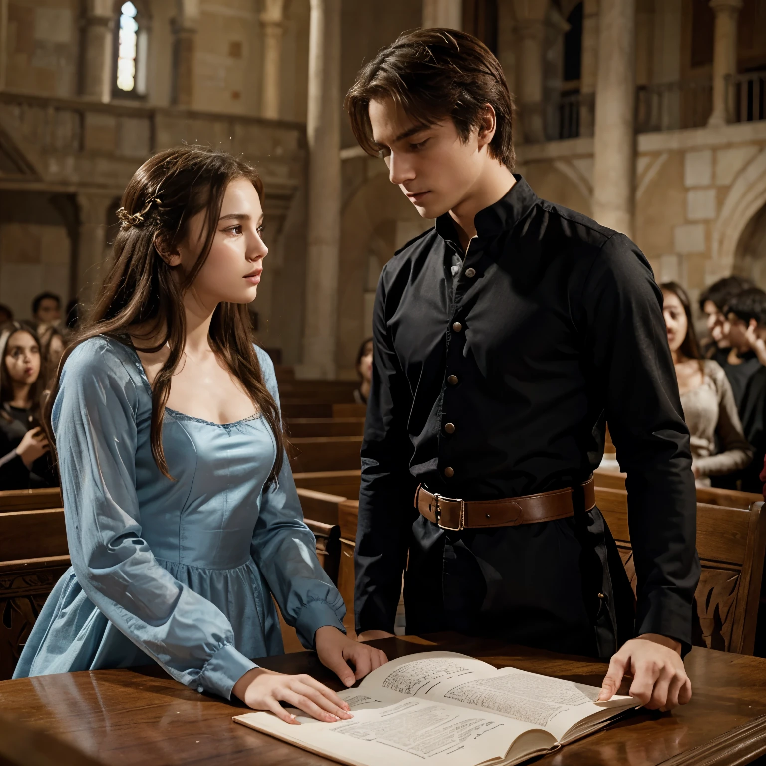 Create a graphic novel of Romeo and Juliet Act 3 Scene 4