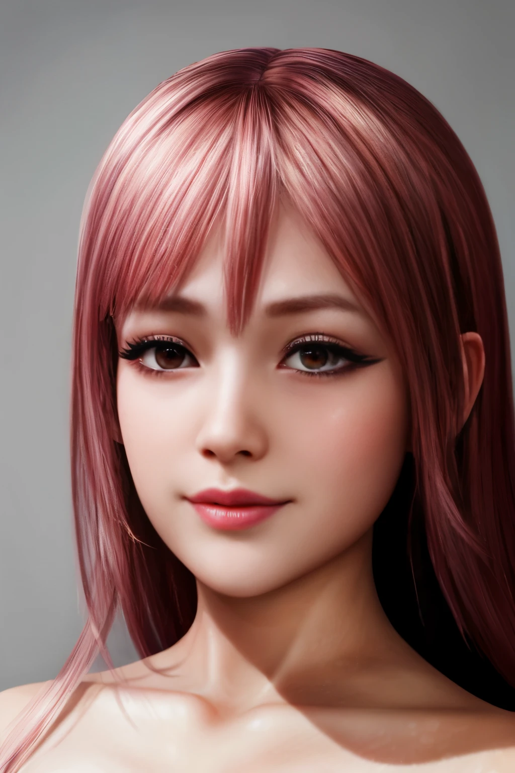 Honoka, close up, face, portrait, wondering look, add_detail:1, clean, High resolution 32k UHD, (masterpiece:1.2)), (Improvement of quality:1.4), finely, (very beautiful facial details), (Highest quality realistic skin texture:1.4), (perfect anatomy:1.2), precise fingers, Super detailed, symmetrical eyes, look up at the audience, (oily skin:1.37), ((gal compensate)), (compensate), (lipstick:1.1),(eyeliner:1.05), (mascara:1.05), (eye shadow:1.05), ((A good eye for quality:1.2)), (tired, sleepy and satisfied:0.0)