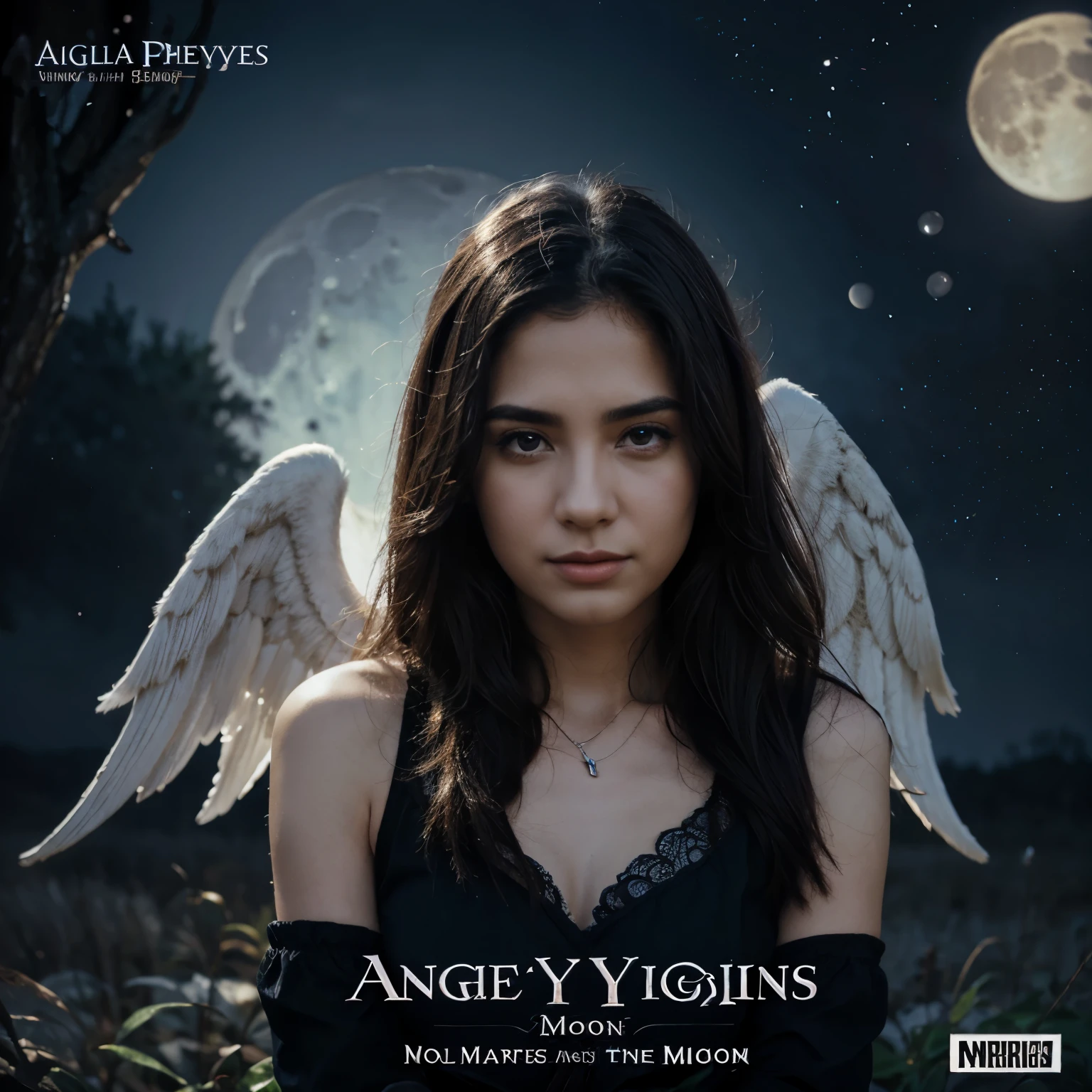 Cover for CD of poems title nights of the moon author angel reyes