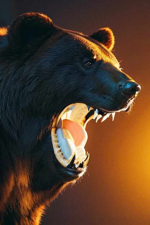 Bear Real Illustration force tooth nail