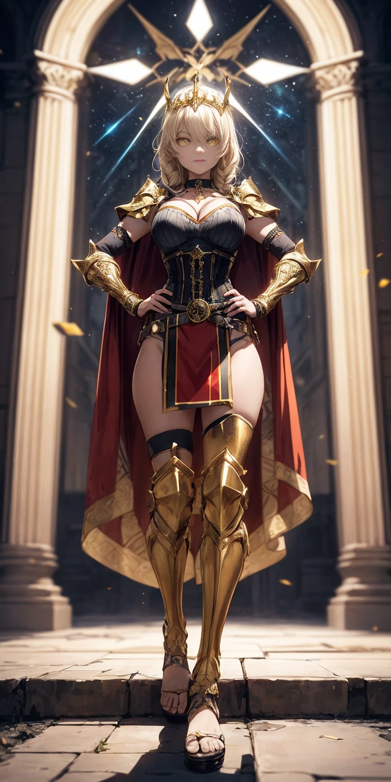1GIRL, SOLO, (ssmile, makeup, beautifull eyes, red libs, brown hair, gold dragon helm), (HUGE FAKE BOOBS:1.3), (GUARD ARM), (black, purple, IN FUTURISTIC DRAGON ARMOR, GIRL IN MECHA CYBER ARMOR, ROYAL CAPE, CLEAVAGE, BLACK SKINTIGHT HOTPANTS, HIGH HEELS:1.5), (SLENDER BODY, SEXY LONG LEGS, FULL BODY:1.5), (LOOKING AT VIEWER:1), (WALKING DOWN ON STREET NIGHT CHERRY TREES:1.3), PHYSICALLY-BASED RENDERING, ULTRA HIGHT DEFINITION, 8K, 1080P.