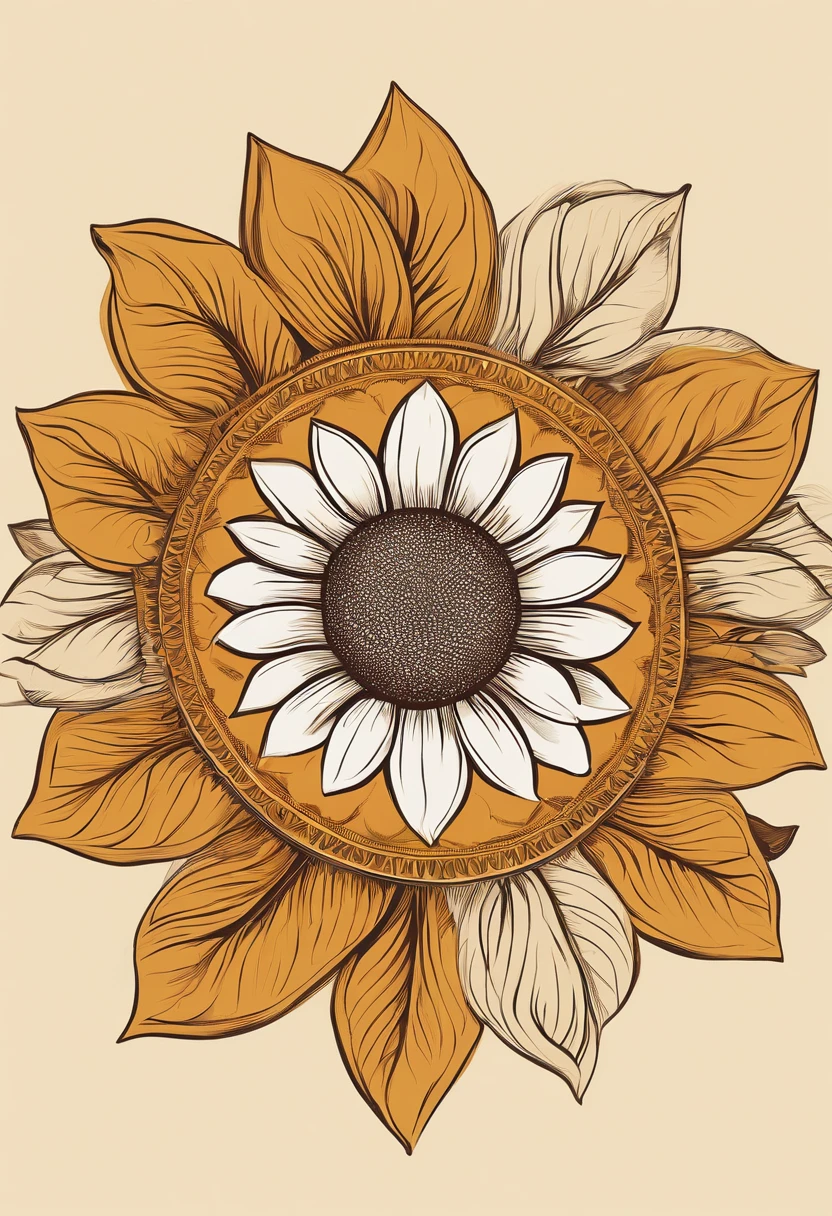 El logo muestra un girasol estilizado en tonos amarillos y naranjas, with petals that curve upward, forming a kind of crown around a hair straightening iron that is integrated into the center of the sunflower. El nombre "NatiAlisados" is written in a fancy font below the design.