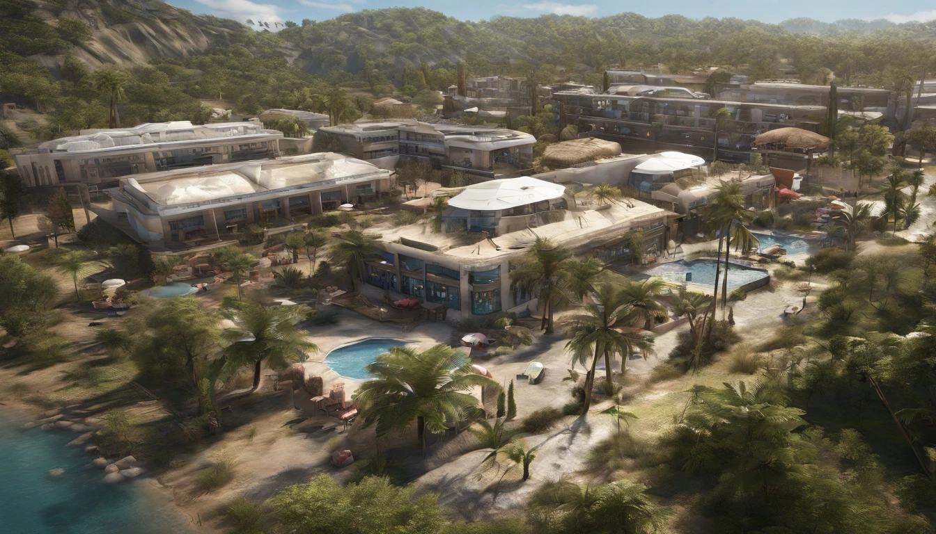 resort area