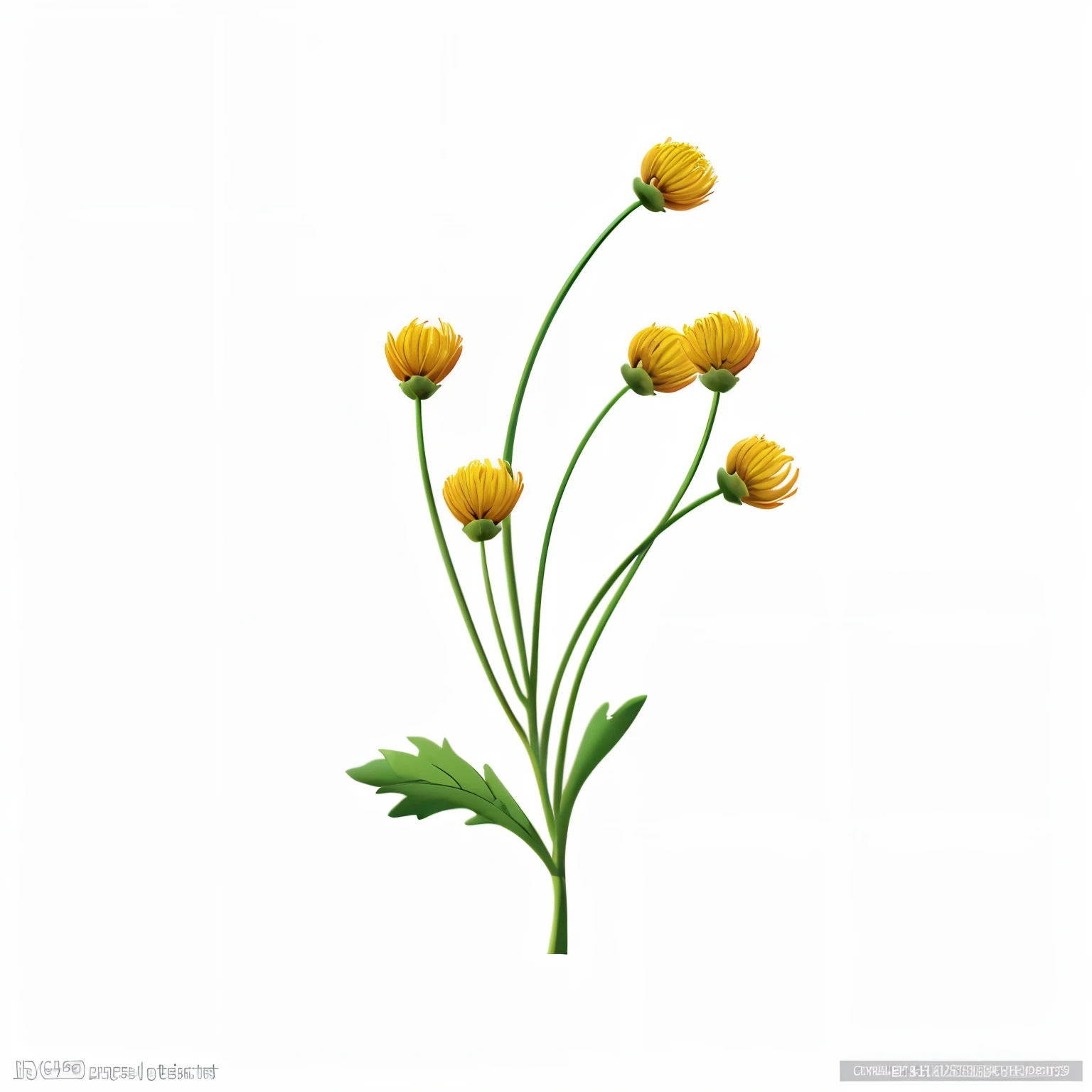 Chrysanthemum,Tea,illustration style