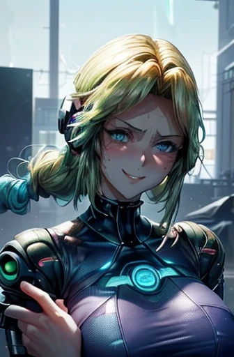 ((woman,huge breasts:1.8, very red lips,huge breastsを強調,big ass,thin waist,long legs,Are standing,greenish blue eyes)) 8K(((((anime style face,(anime style faceの描写しっかり),(clumsy smile),face is red,beautiful woman,shyly,greenish blue eyes,cyber punk,Focus on people))))) (((clumsy smile)))((((Focus on people)))))((((Blur the background))))) (((cyber punk,Science fiction,未来世界の金髪ロングヘアーbeautiful woman,it&#39;s raining,しっかりとしたcyber punk世界観のある絵))) ((((shyly)))))