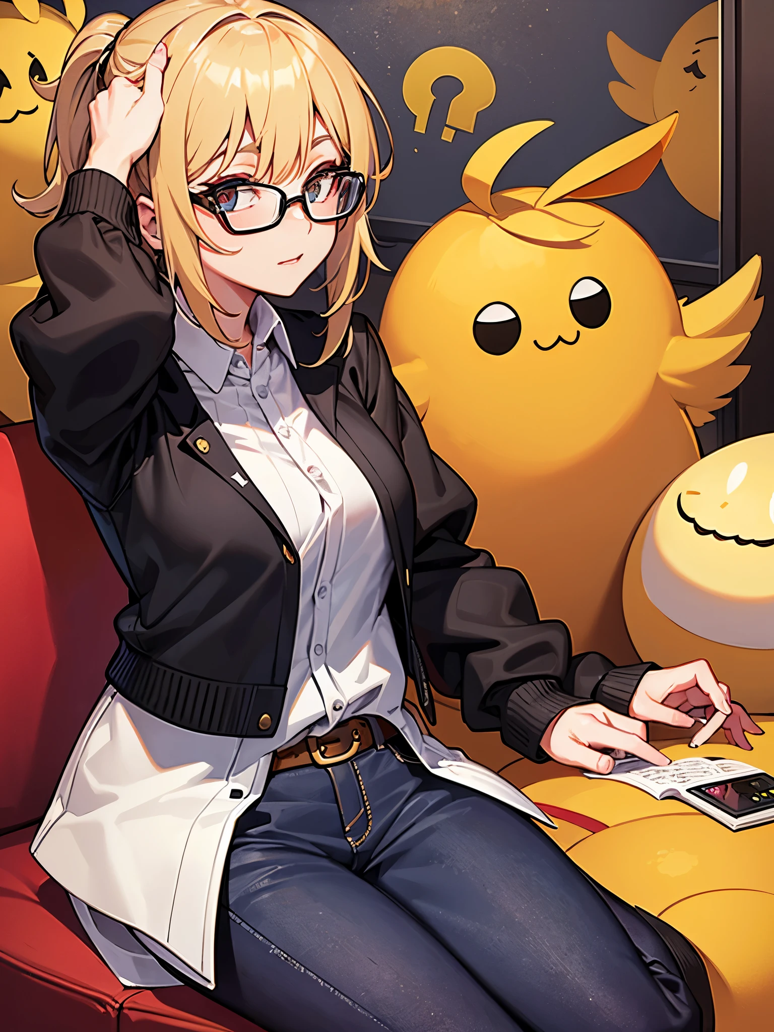 Chica con gafas