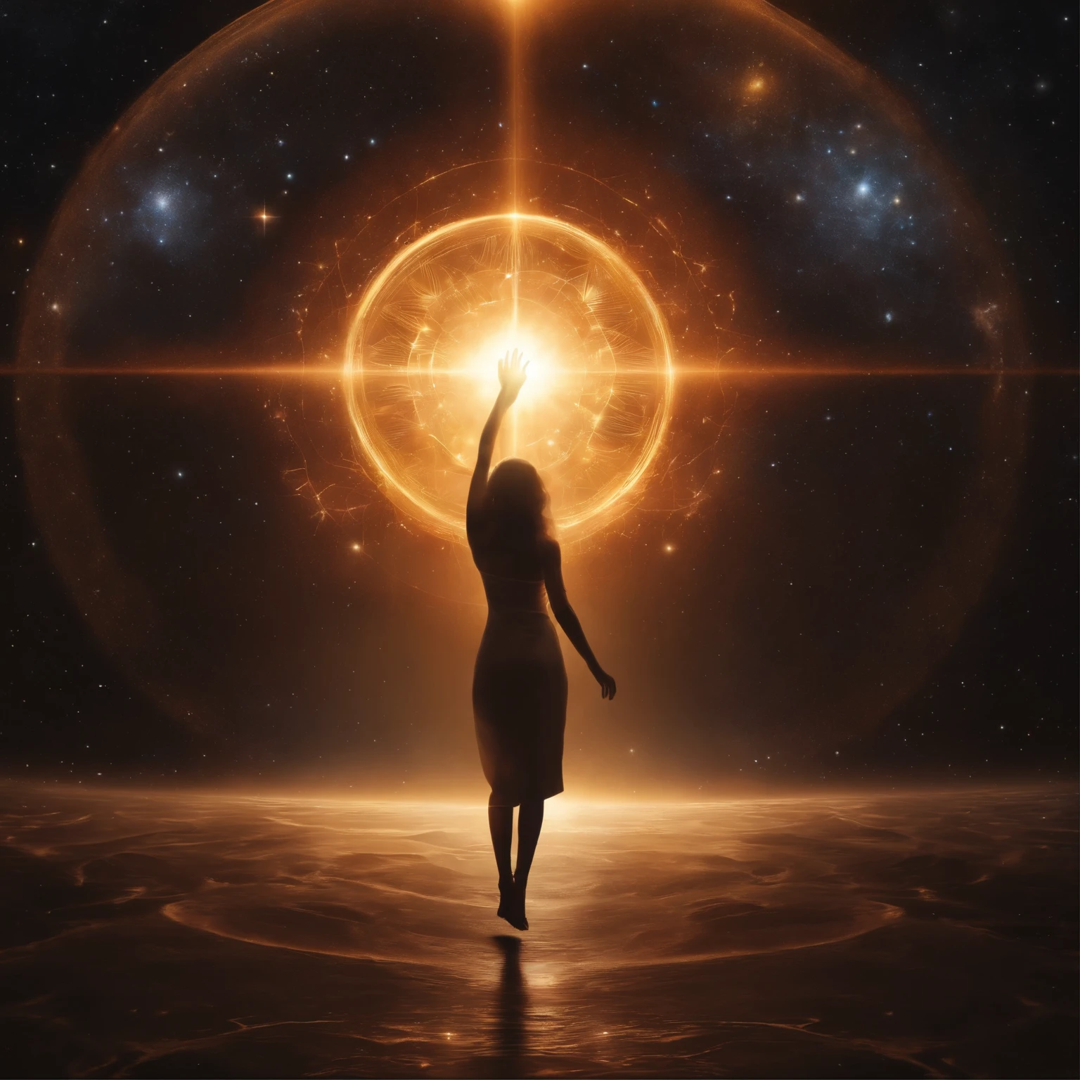 (best quality,4k,8k,highres,masterpiece:1.2),ultra-detailed,(realistic,photorealistic,photo-realistic:1.37),quantum mechanics,mystery,beautiful girl,universal truth,illustration,cosmic backdrop,surreal elements,vibrant colors,hidden messages,ethereal atmosphere,magical effects,infinitely detailed quantum equations,intricate patterns,breathtaking visuals,subtle hints of the unknown,otherworldly dimensions,divine symmetry,cosmic harmony,transcendental beauty,deep metaphysical meaning,hauntingly beautiful girl,sublime revelation,subatomic particles dancing gracefully,whispered secrets of the universe,awe-inspiring universe,profound enlightenment,fleeting glimpses of reality,cosmic enlightenment,pure curiosity,quantum entanglement,secrets of existence unveiled,universal interconnectedness,sublime truth whispered in the wind,cosmic dance of particles,inner exploration,quantum fluctuations,sparkling celestial spheres,mystical symbols,interdimensional portals,transformative journey through space and time,celestial beauty unfolding before your eyes,subconscious awakening,serene essence of the universe.