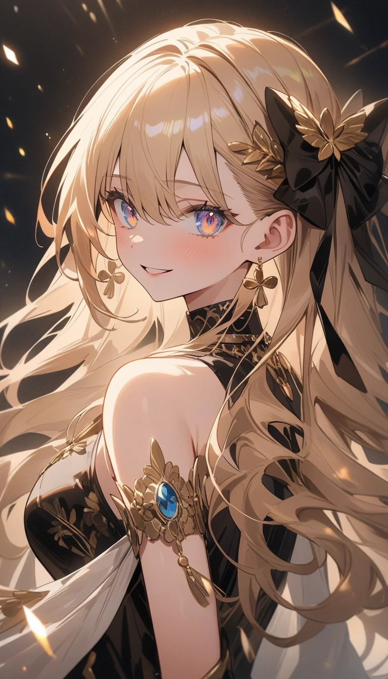 (highest quality、masterpiece、High resolution、detailed)、4K、beautiful anime、(Shining eyes、detailed美しい顔)、no text, Paradise Girl