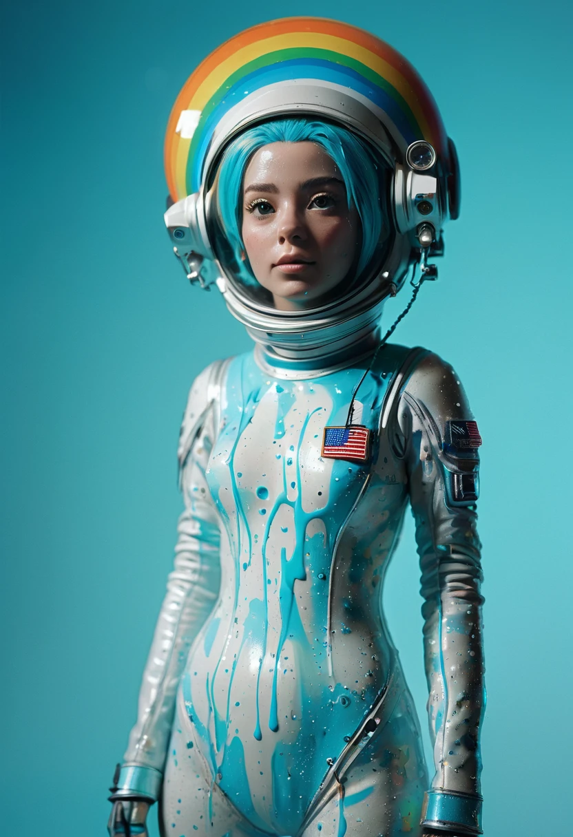 8K, ARTISTIC photogrAphy, best quAlity, mAsterpiece: 1.2), A (potrAit:1.2) Don Bluth Style nude ASTRONAUT Toon Doll, full body RAW candid cinema, cyan hair, 16mm, color graded portra 400 film, remarkable color, ultra realistic, sad admosphere, dark lighting, oppressive atmosphere, depressive colors, kodak portra 400, photograph,r, Natural Light, Pinhead lighgts, blur reflection, Brush Strokes, Smooth, abstract, Splatter, Oil On Canvas, rainbow colors, fractal isometrics details bioluminescens : a stunning realistic photograph of wet bone structure, 3d render, octane render, intricately detailed, titanium decorative headdress, cinematic, trending on artstation | Isometric | Centered
