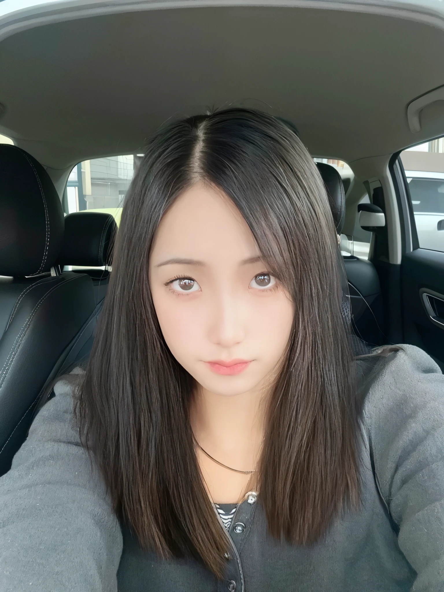 black hair、straight hair、(My chest is empty)、small bust、high resolution、8K、最high resolution、High quality、Spring clothes、Women's Clothing、