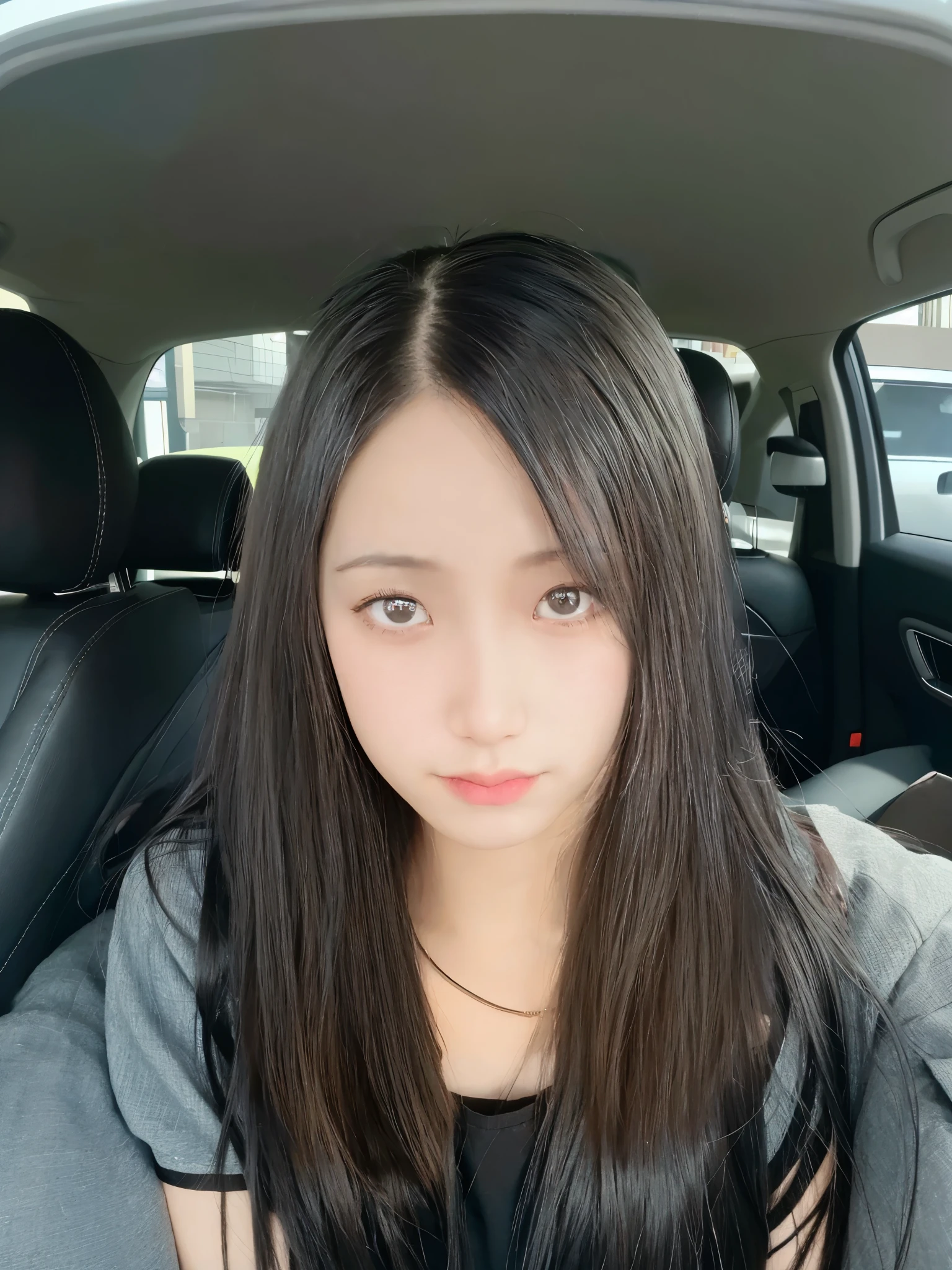 black hair、straight hair、(My chest is empty)、small bust、high resolution、8K、最high resolution、High quality、Spring clothes、Women's Clothing、